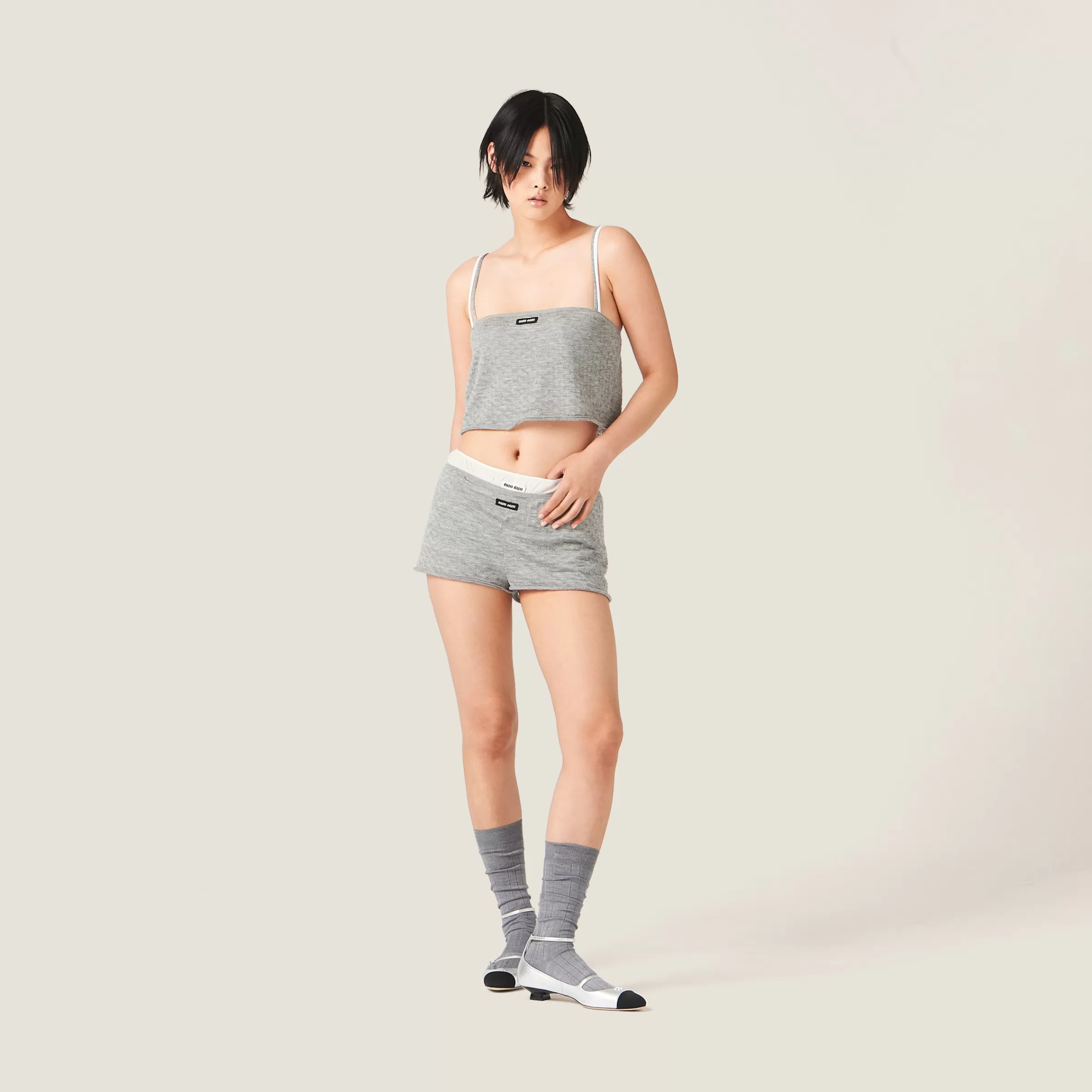 Miu Miu Cashmere And Silk Top |