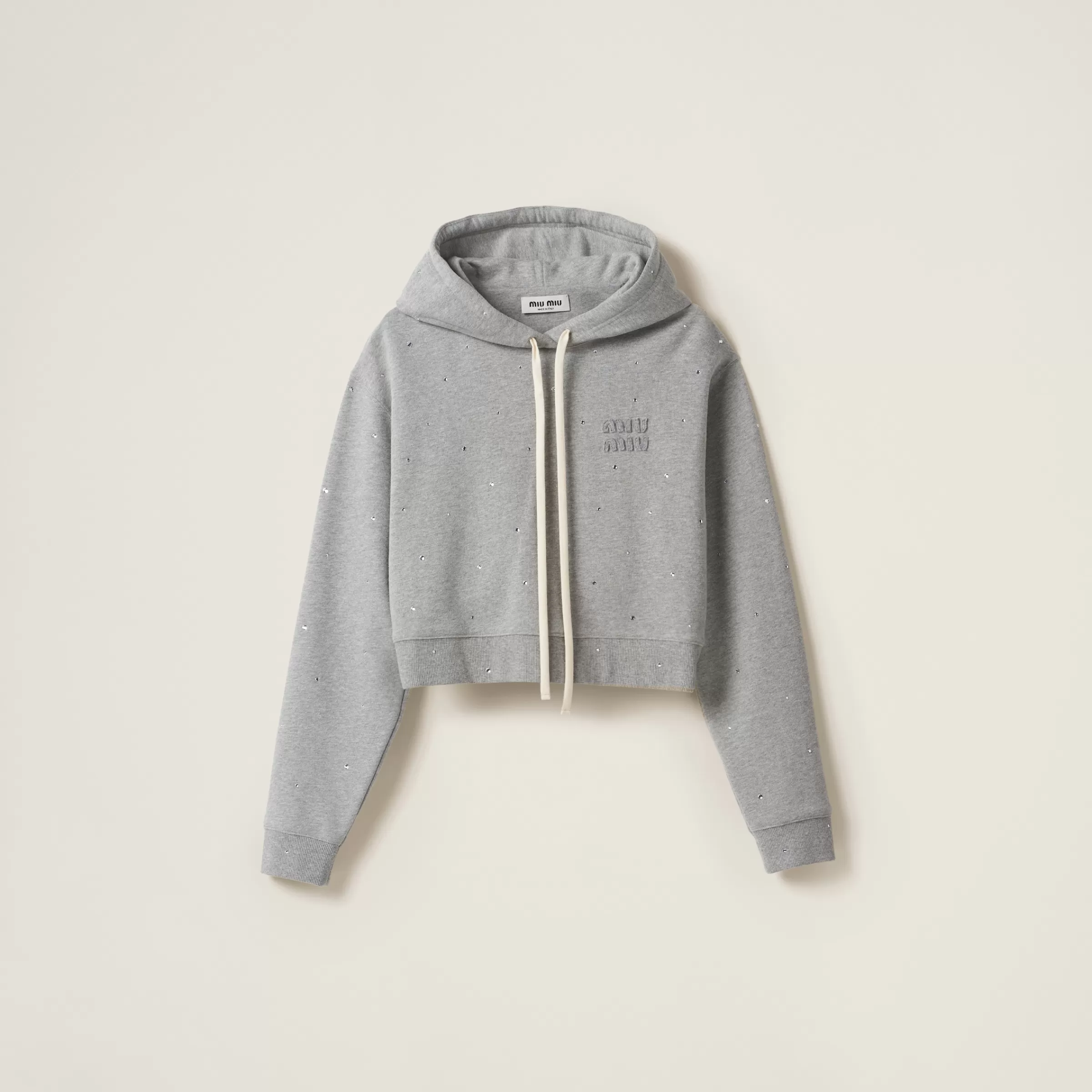 Miu Miu Cotton Fleece Hoodie |