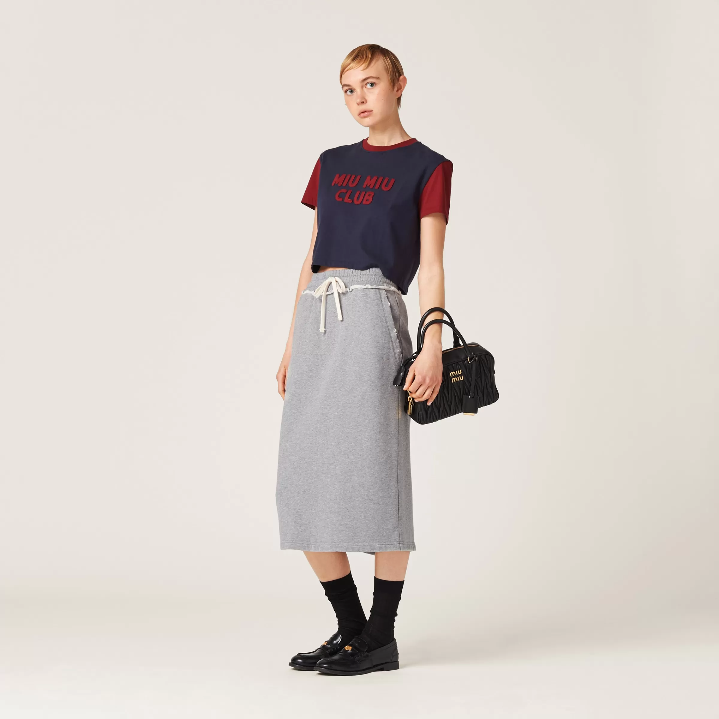 Miu Miu Cotton Fleece Skirt |