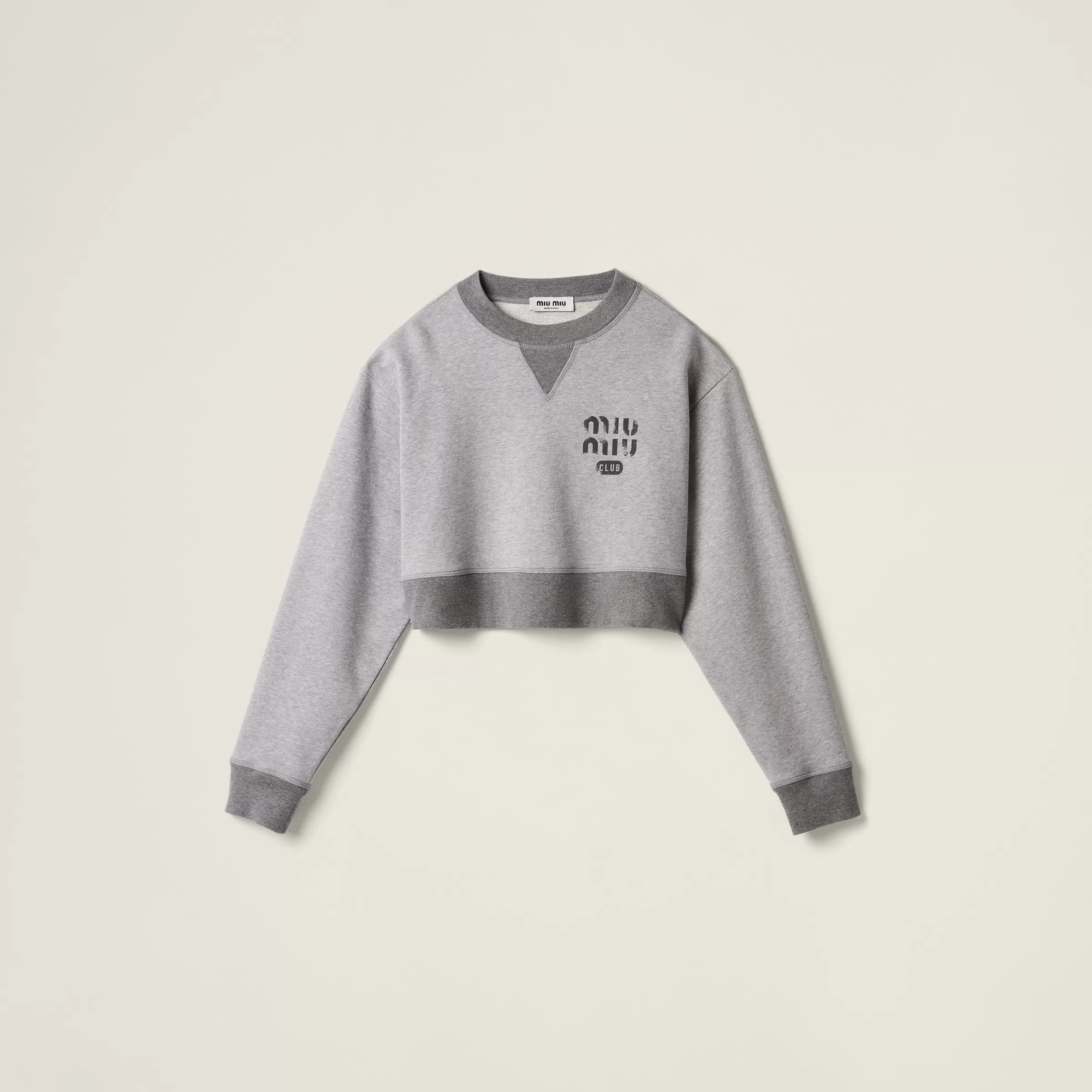 Miu Miu Cotton Fleece Sweatshirt |