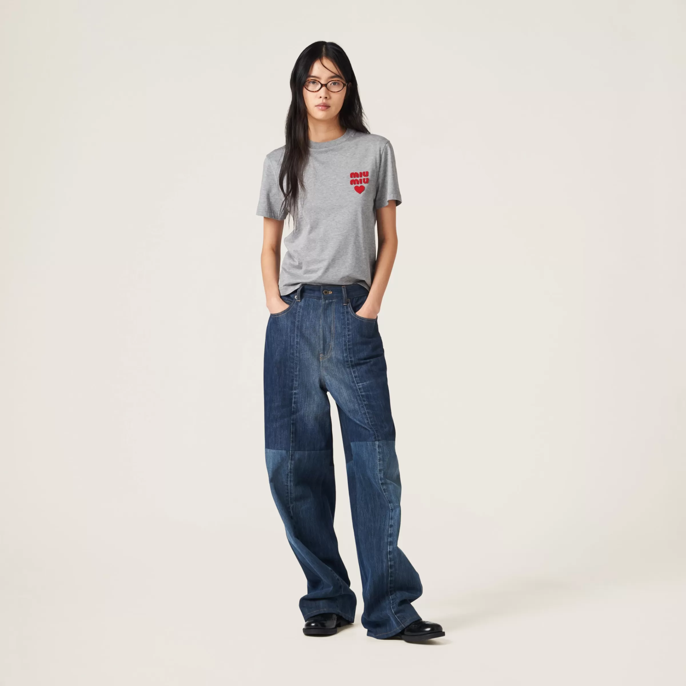 Miu Miu Cotton Jersey T-shirt |