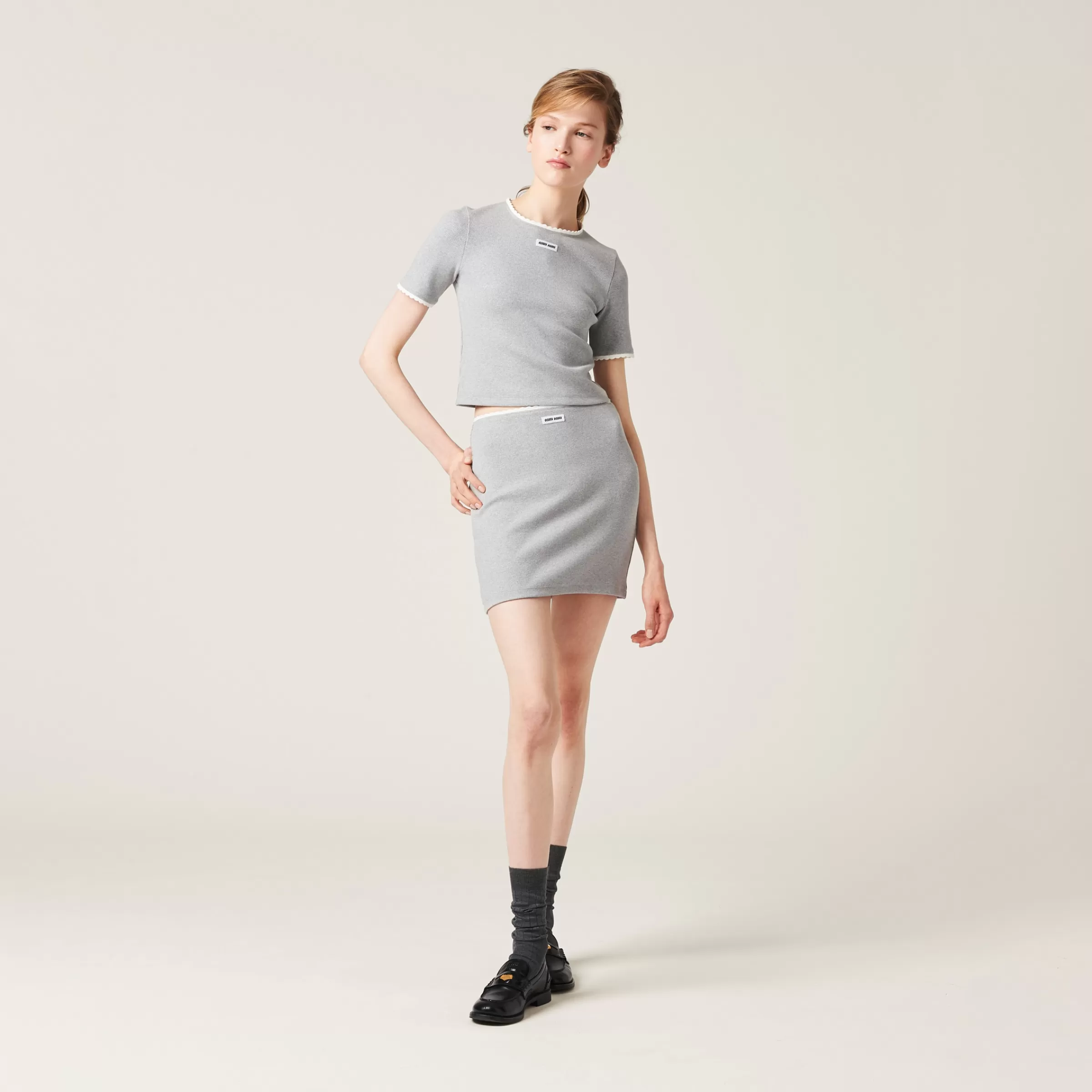 Miu Miu Cotton Skirt |