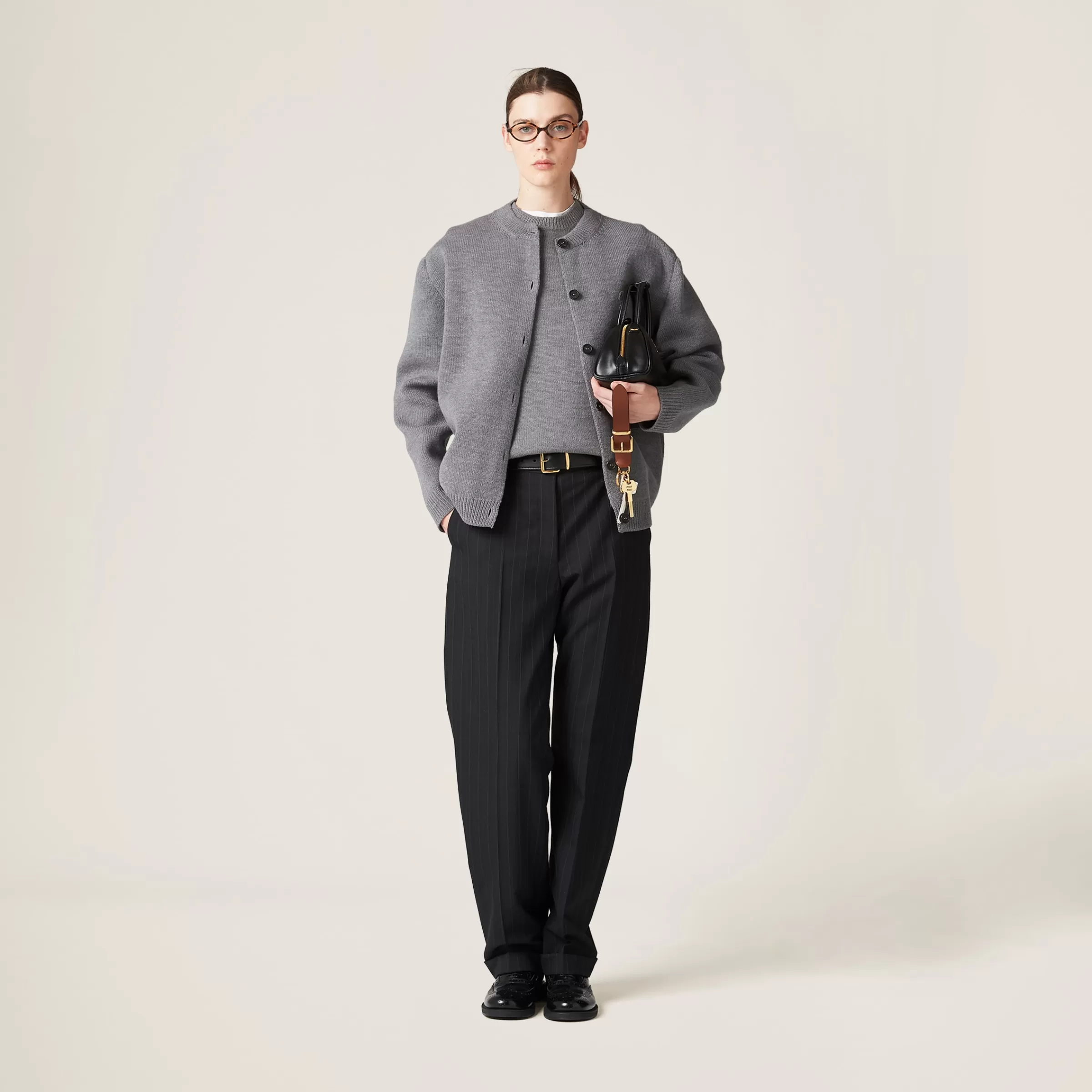 Miu Miu Wool And Nylon Sweater |