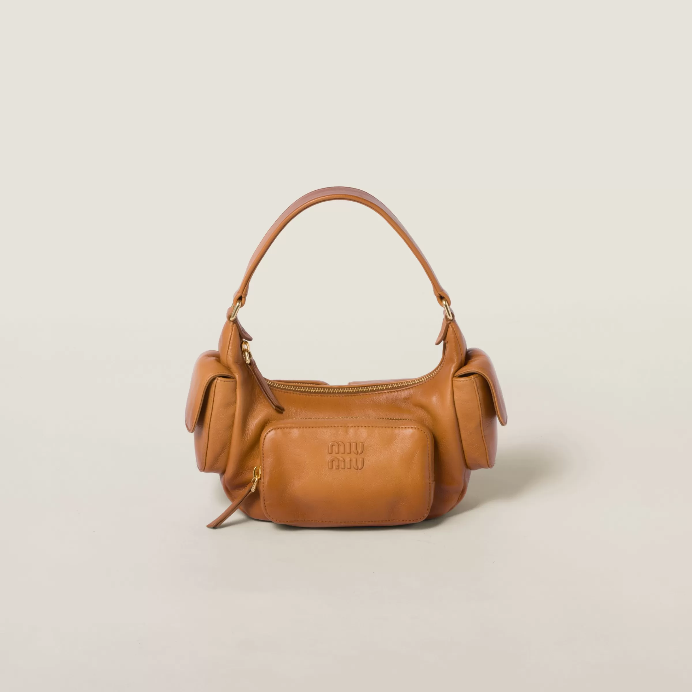 Miu Miu Nappa Leather Pocket Bag |