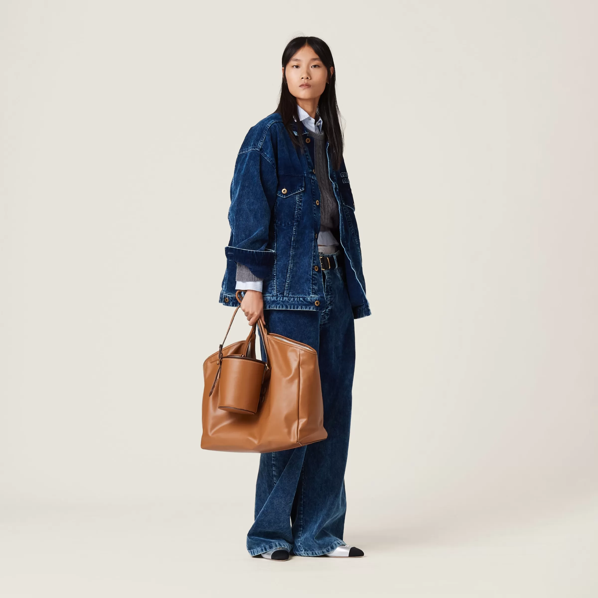 Miu Miu Washed Velvet Blouson Jacket |