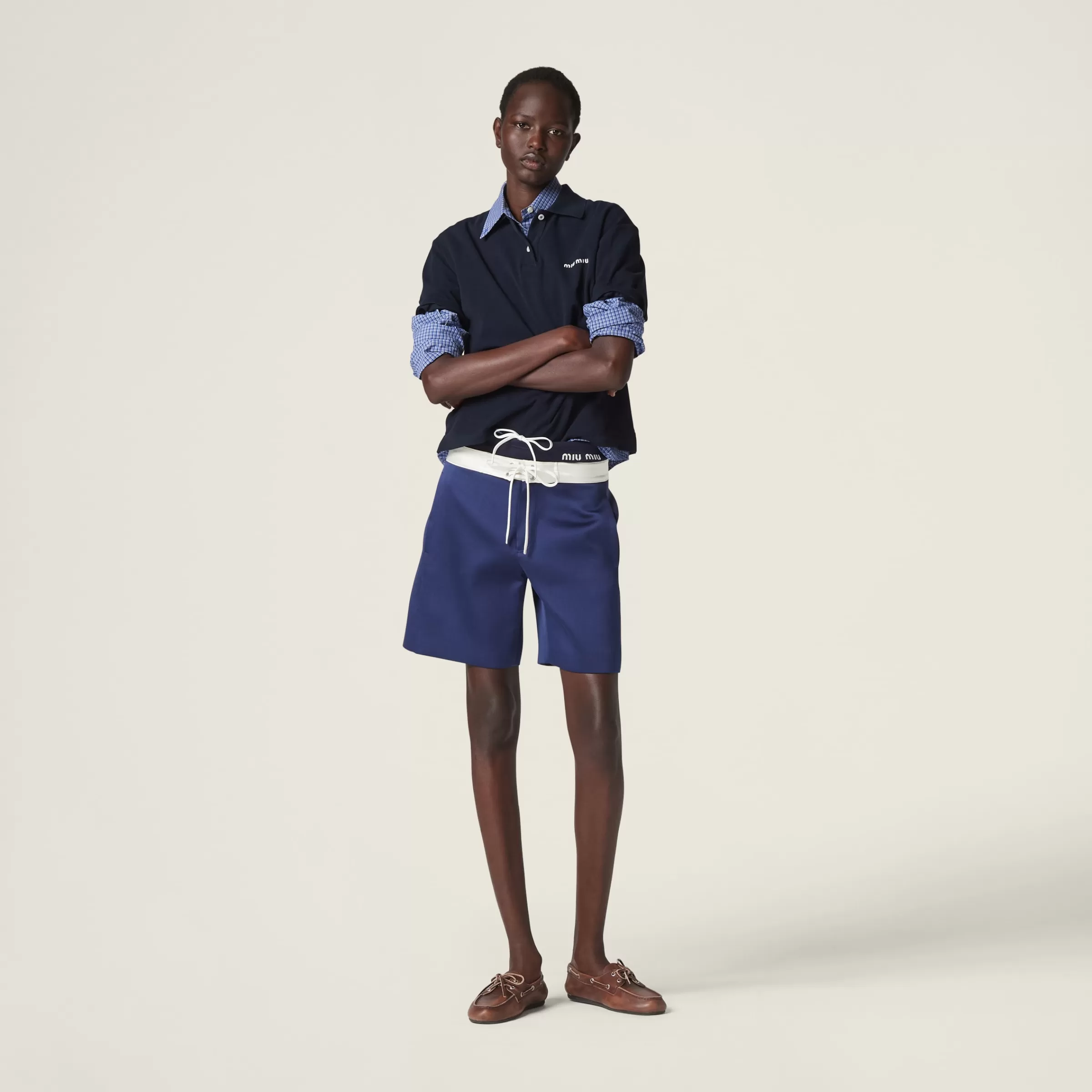 Miu Miu Satin Bermudas |
