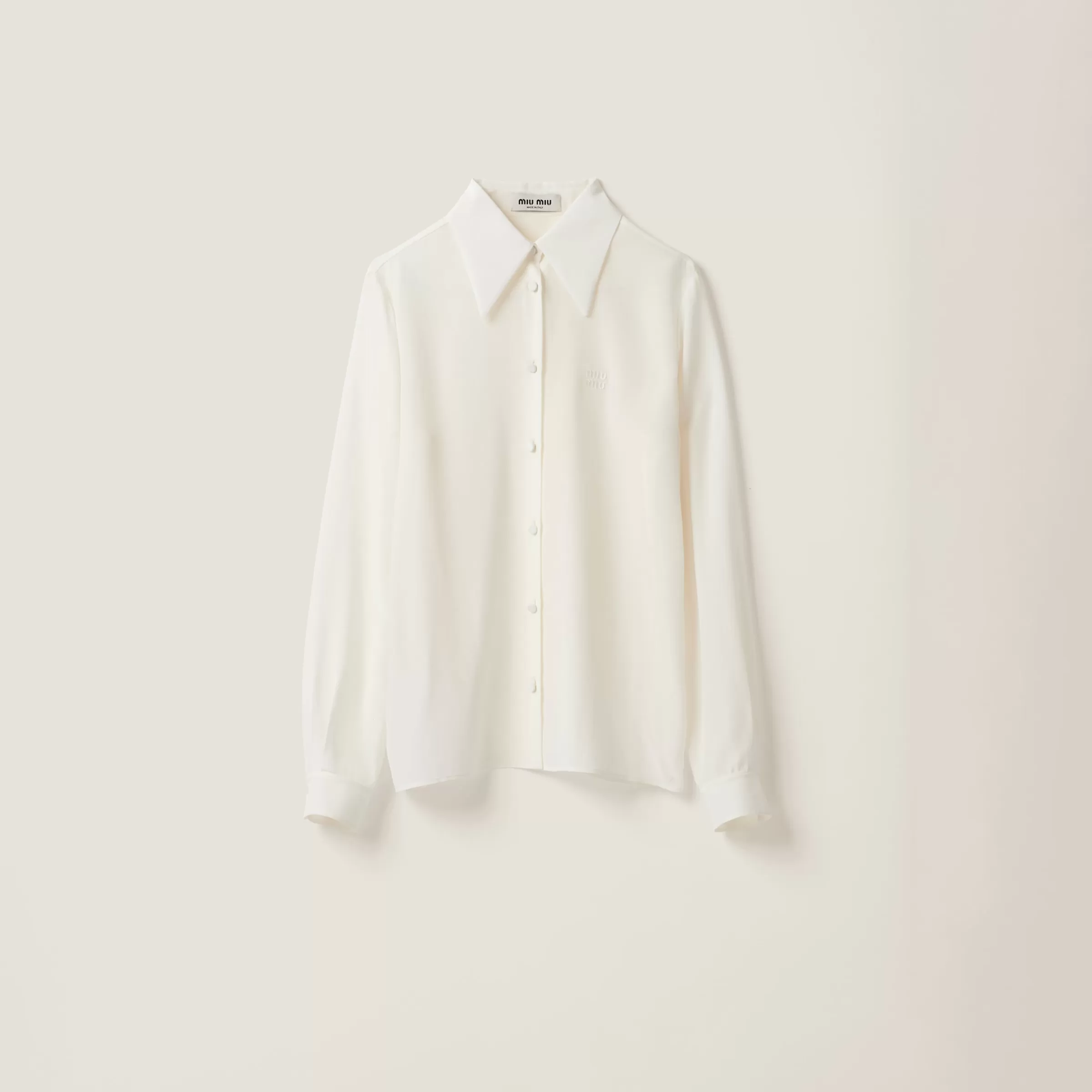 Miu Miu Crepe De Chine Shirt |