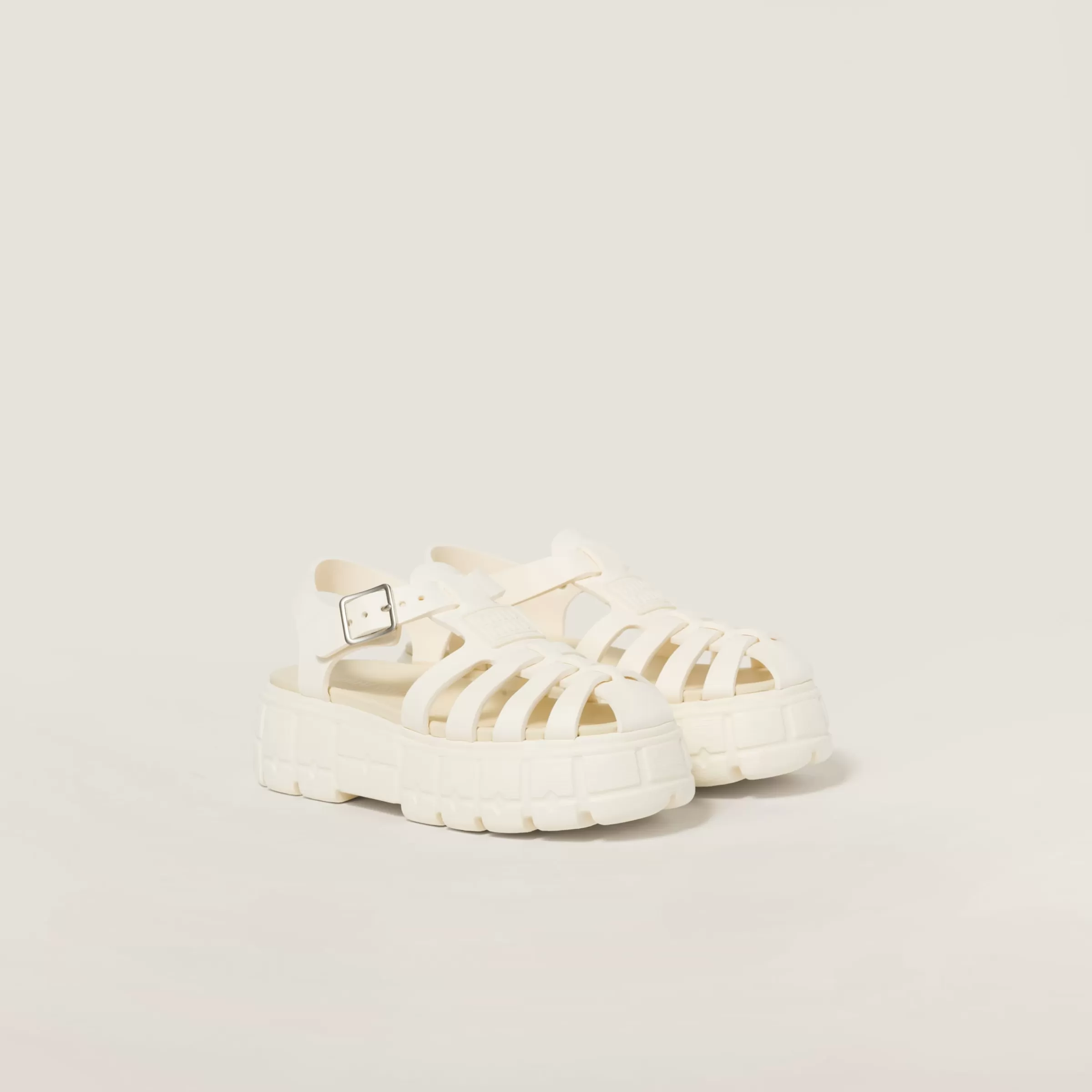 Miu Miu Eva Platform Cage Sandals |