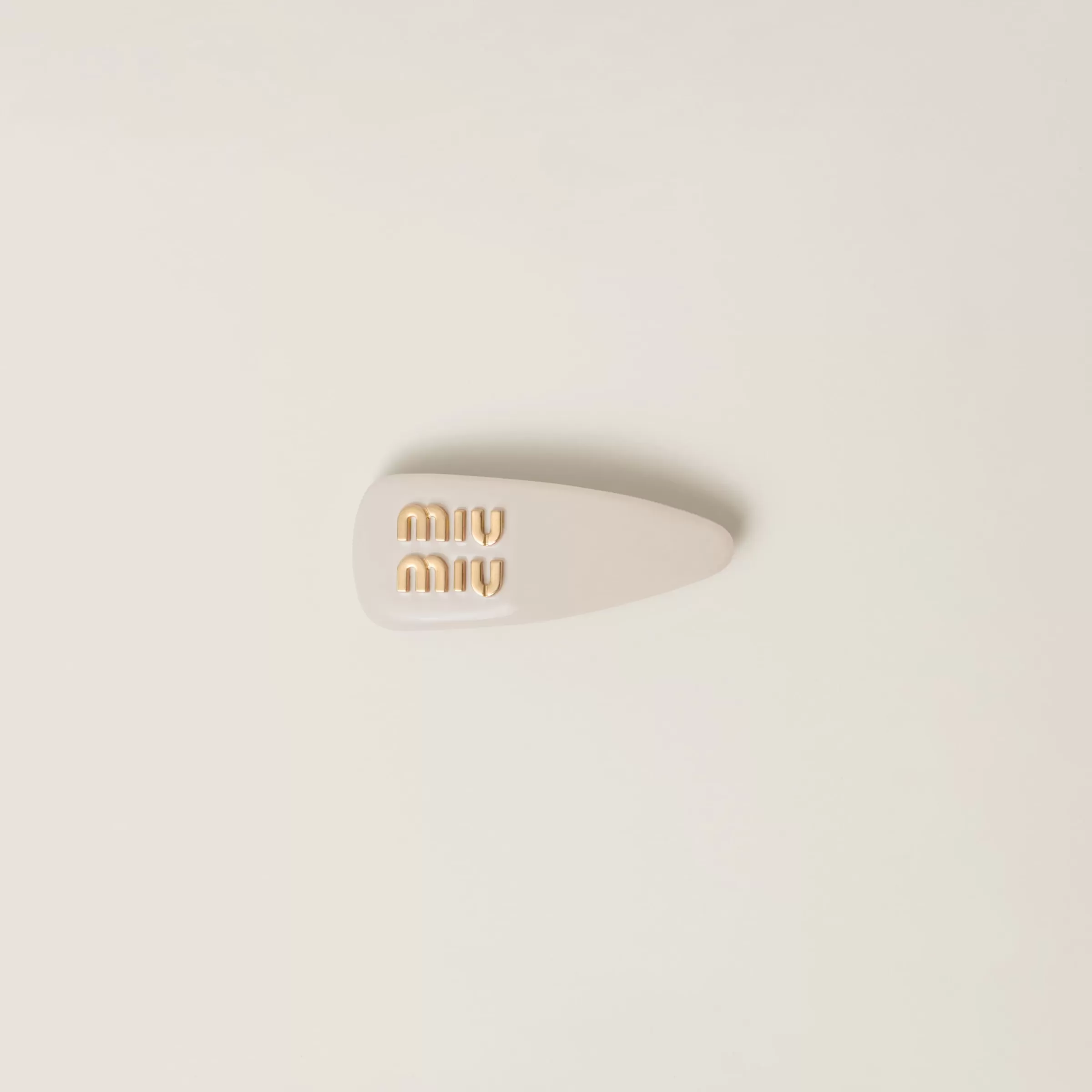 Miu Miu Patent Leather Hair Clip |