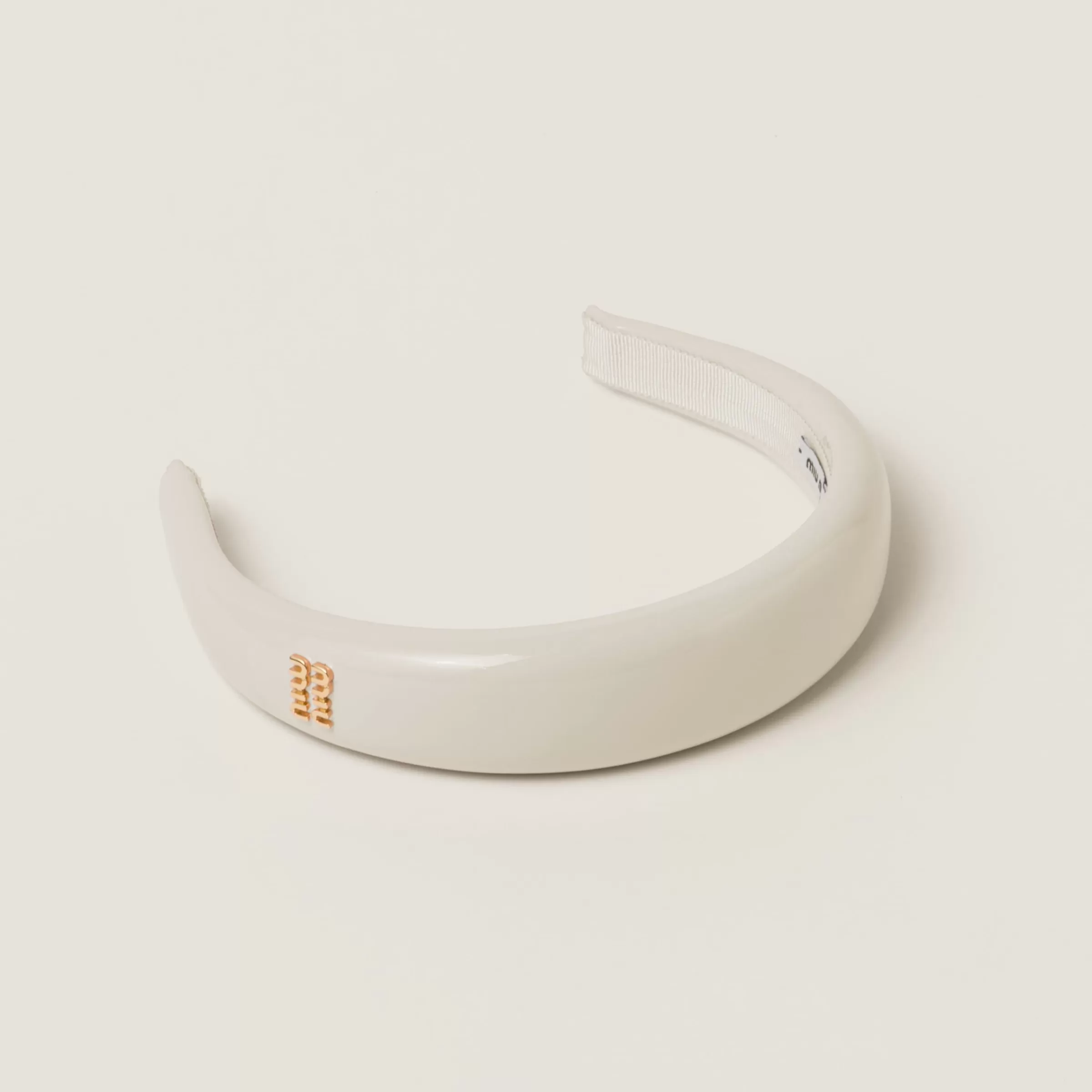 Miu Miu Patent Leather Headband |