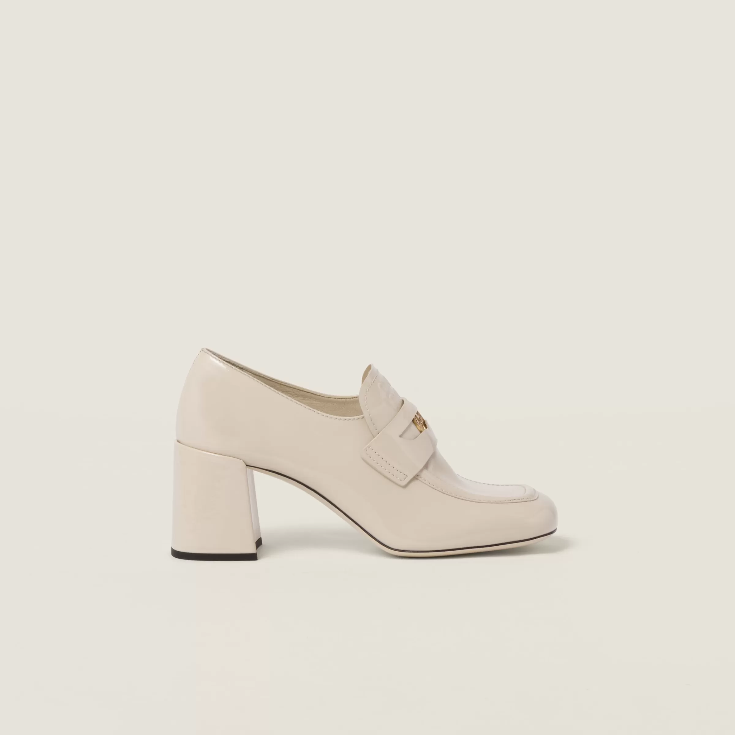 Miu Miu Patent Leather Loafers |