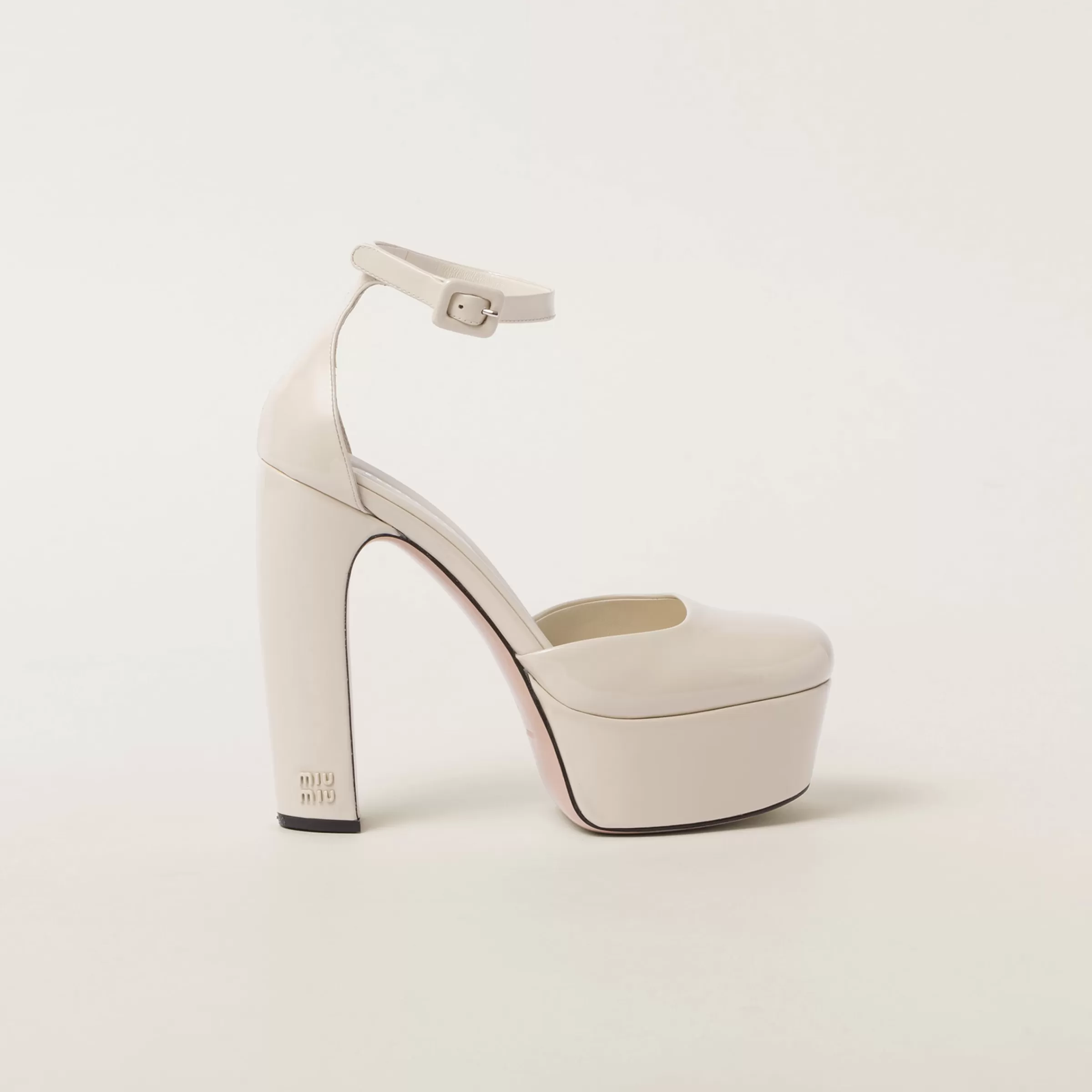 Miu Miu Patent Leather Platform Pumps |