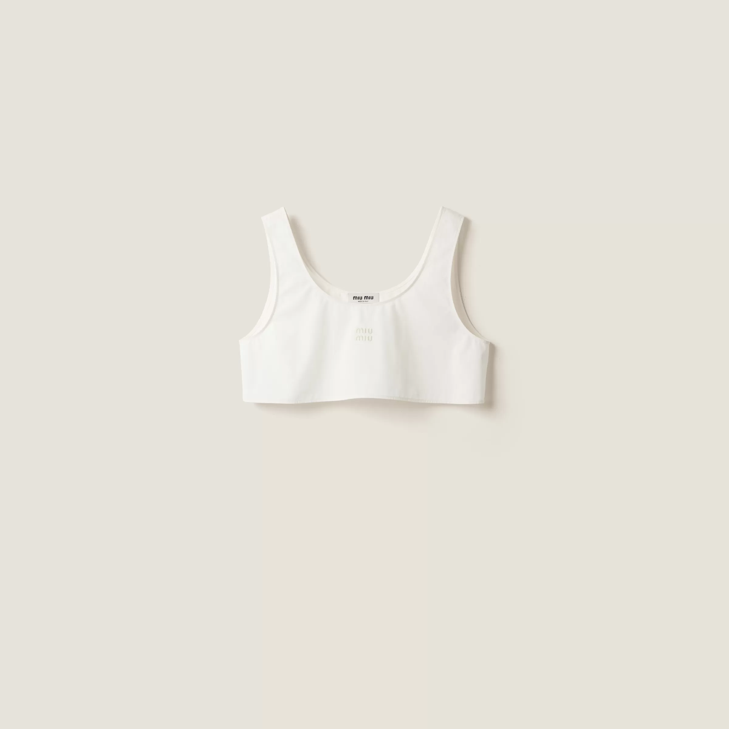 Miu Miu Poplin Top |