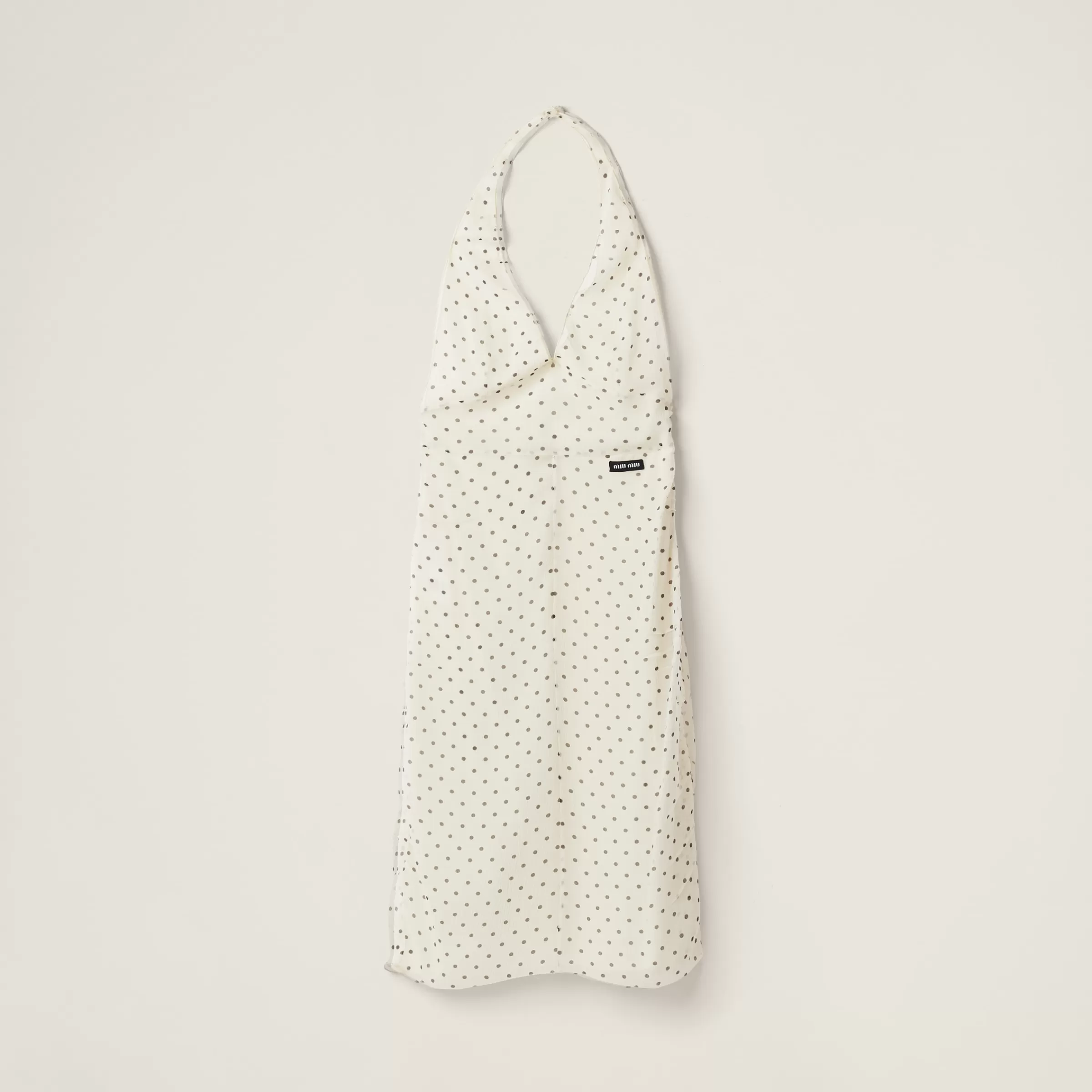 Miu Miu Polka-dot Chiffon Dress |
