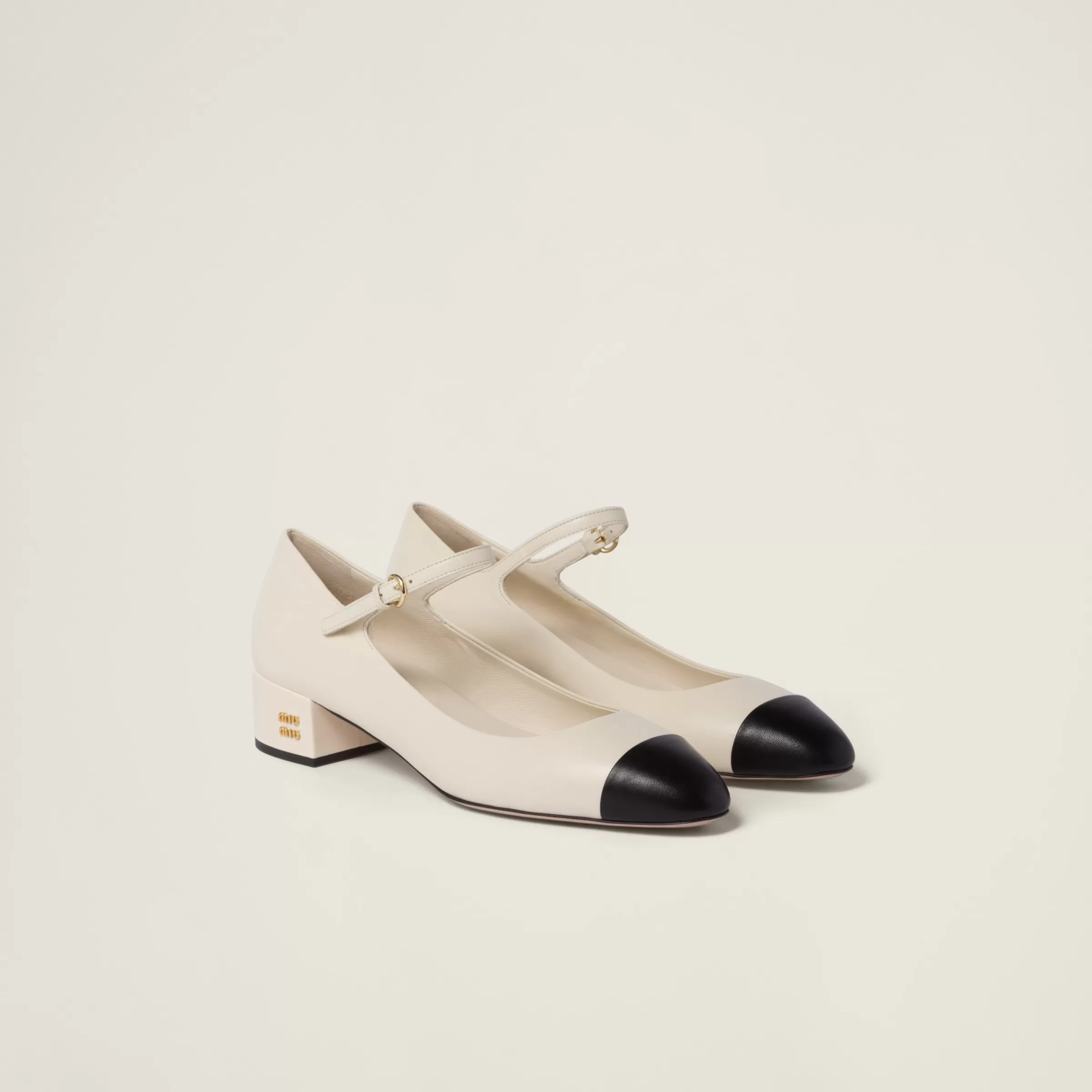 Miu Miu Two-tone Leather Pumps |