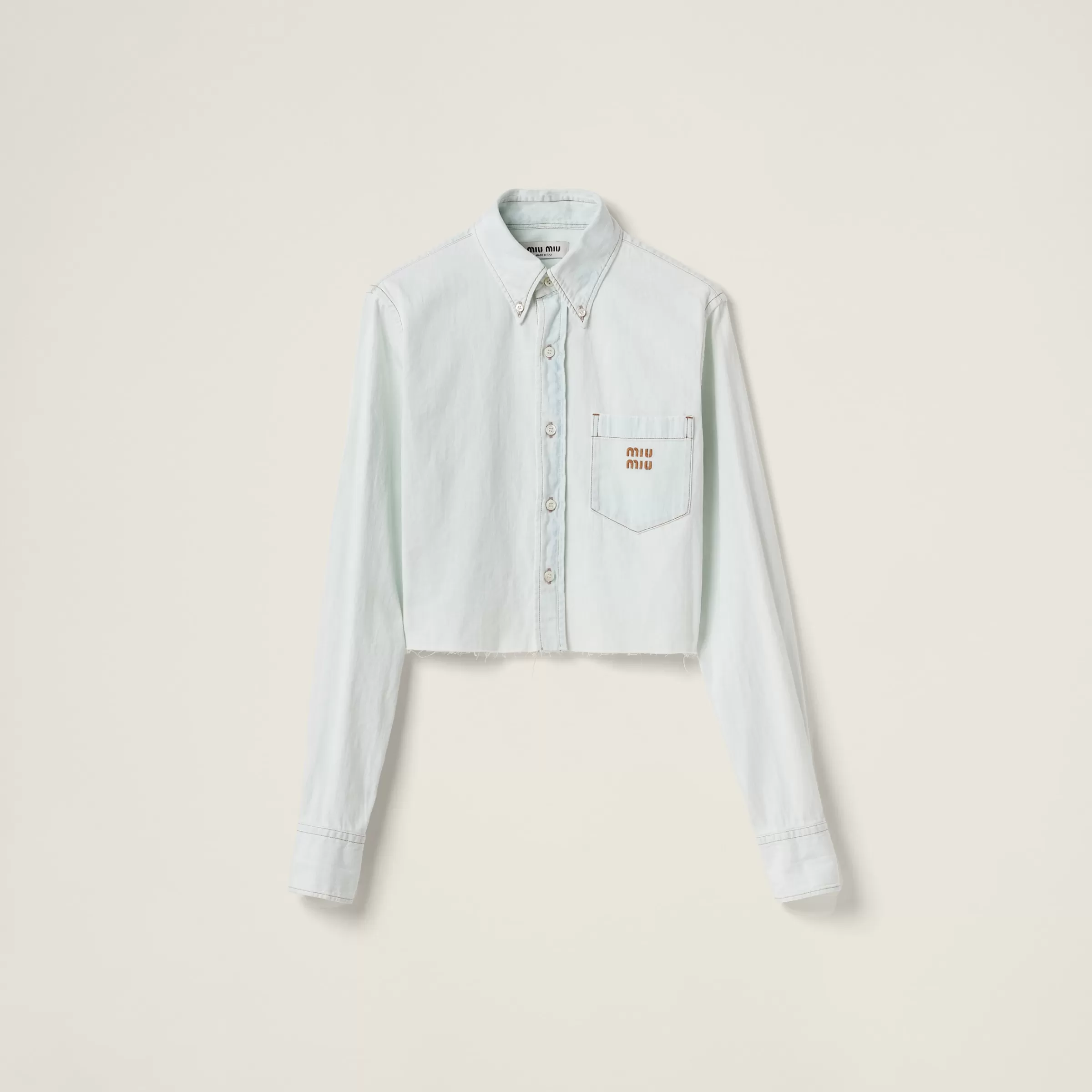 Miu Miu Chambray Denim Shirt |