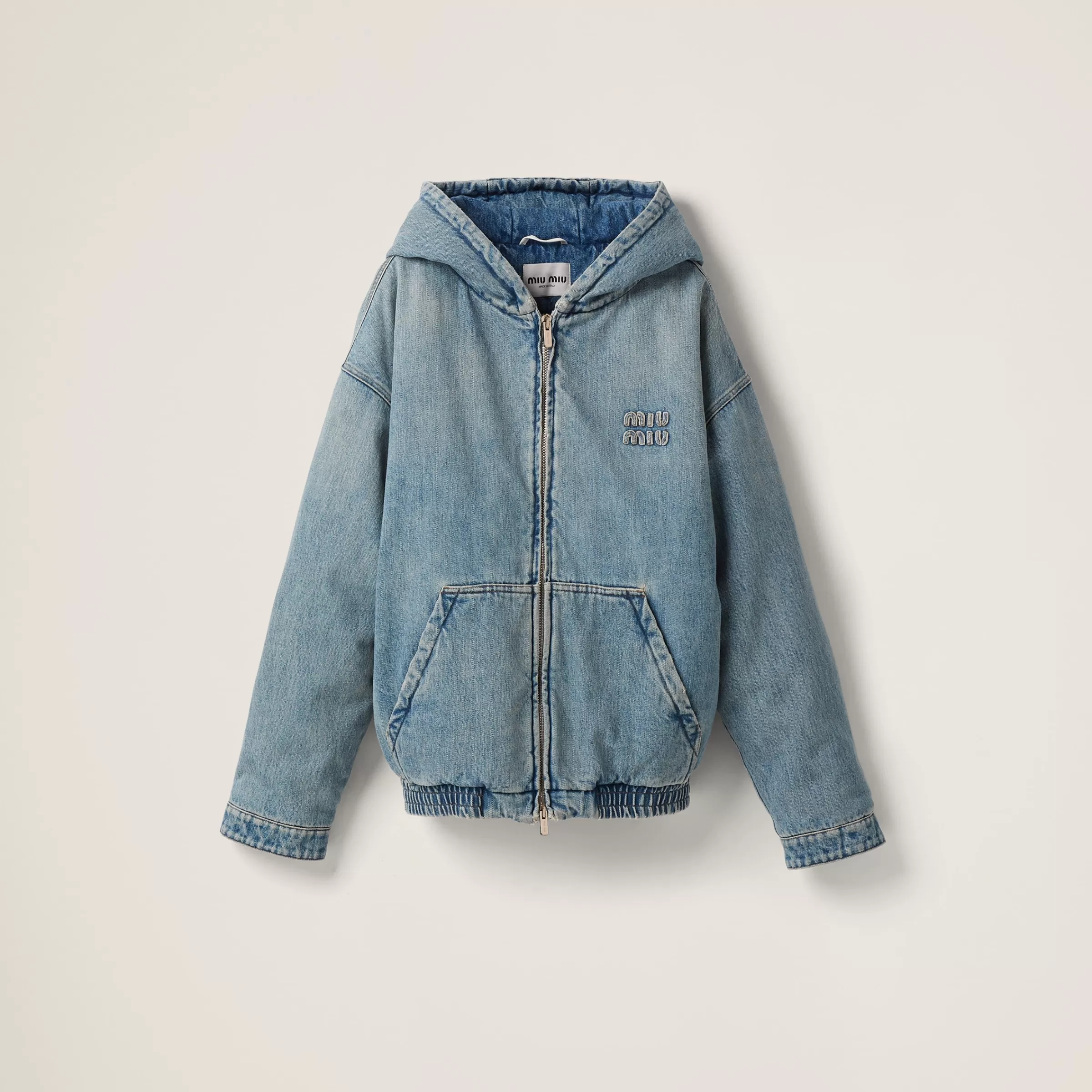 Miu Miu Denim Blouson Jacket |