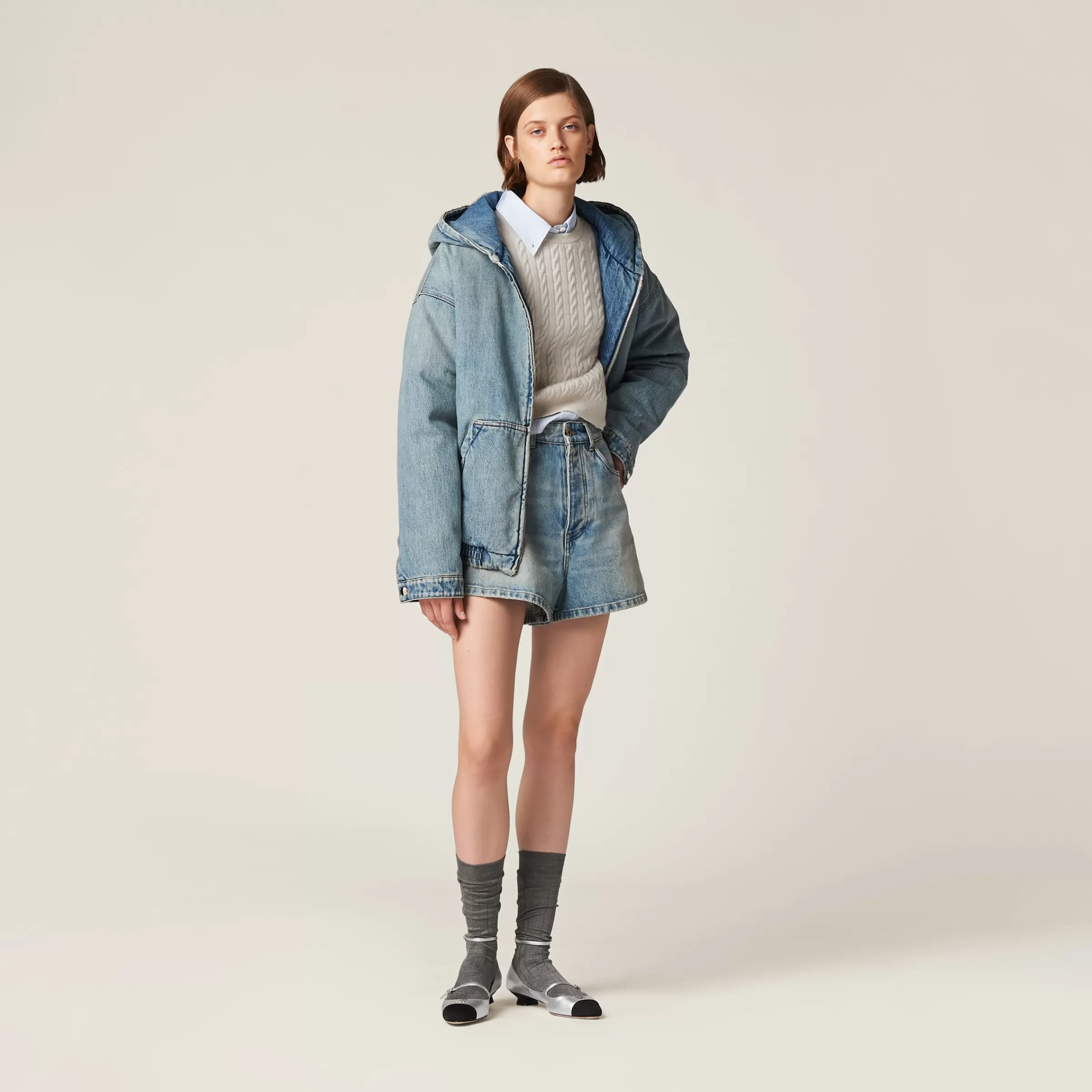 Miu Miu Denim Shorts |