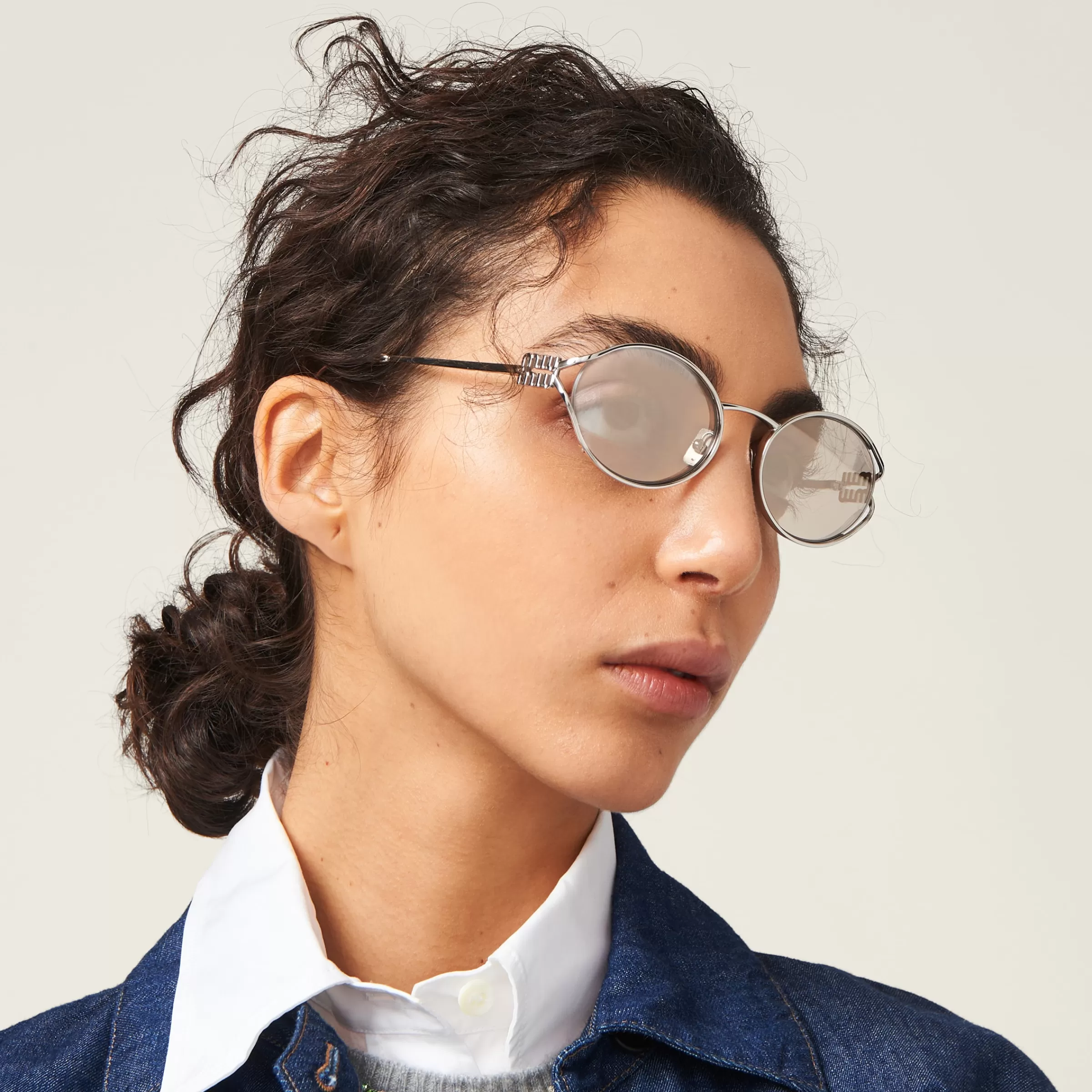 Miu Miu Logo Sunglasses |