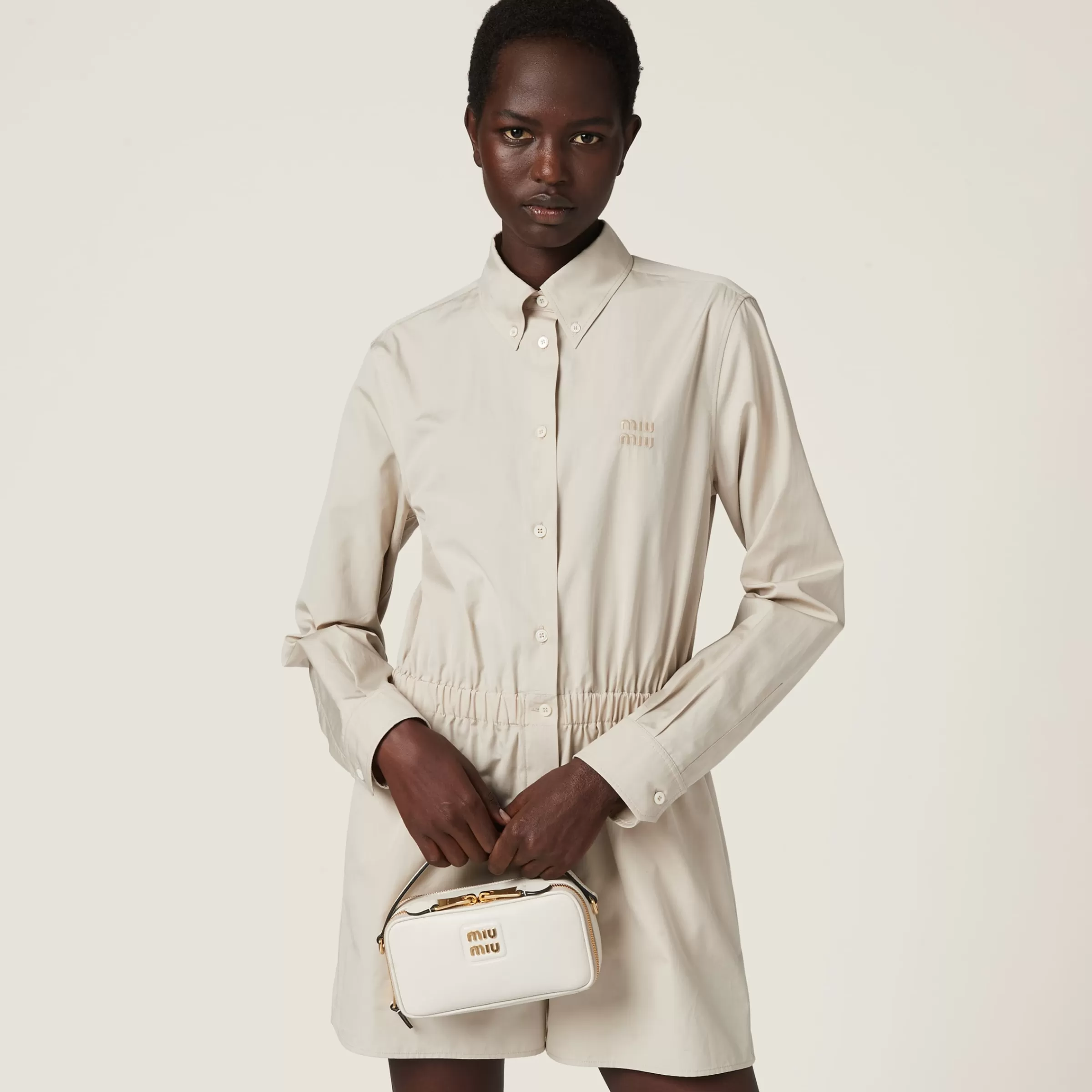 Miu Miu Poplin Jumpsuit |