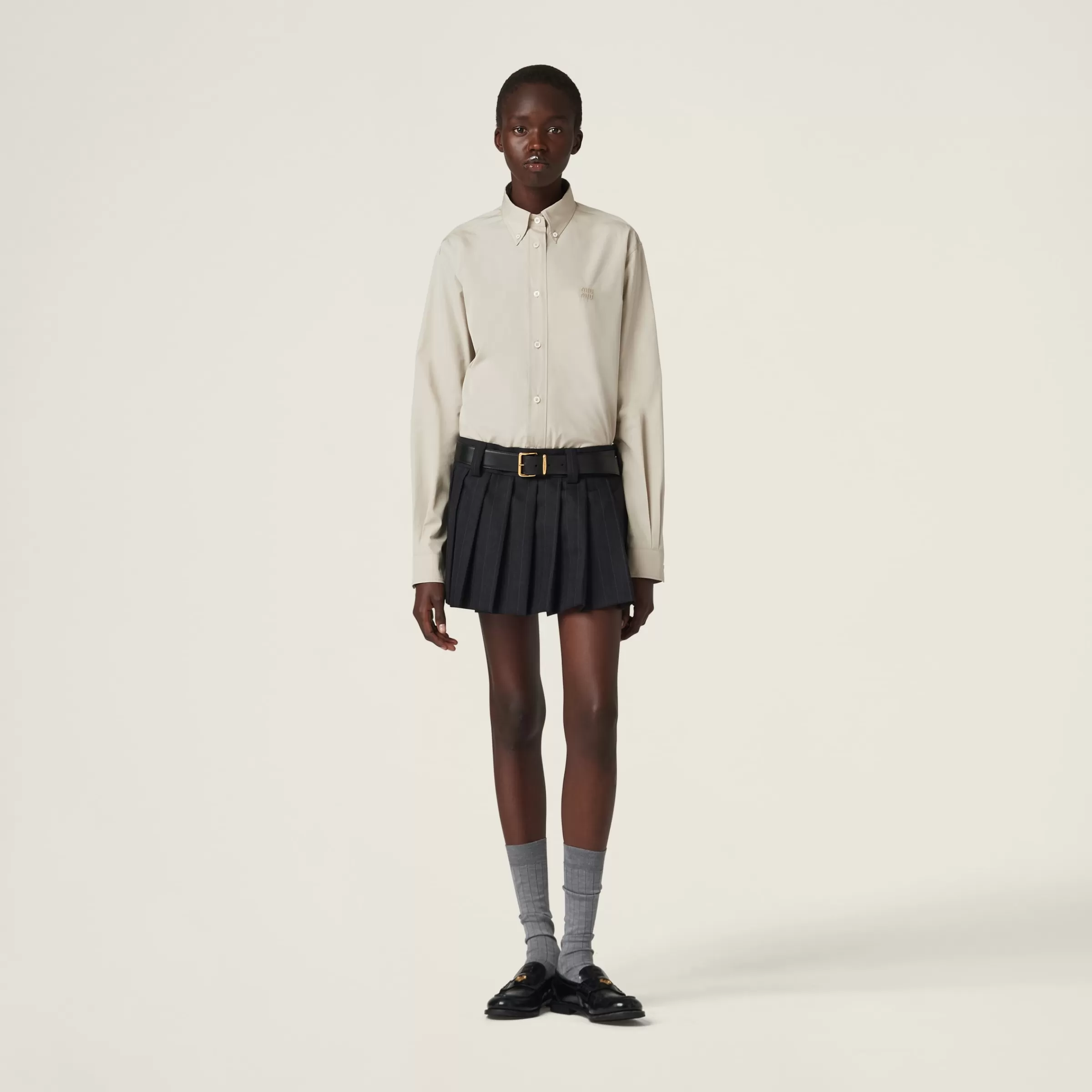 Miu Miu Poplin Shirt |