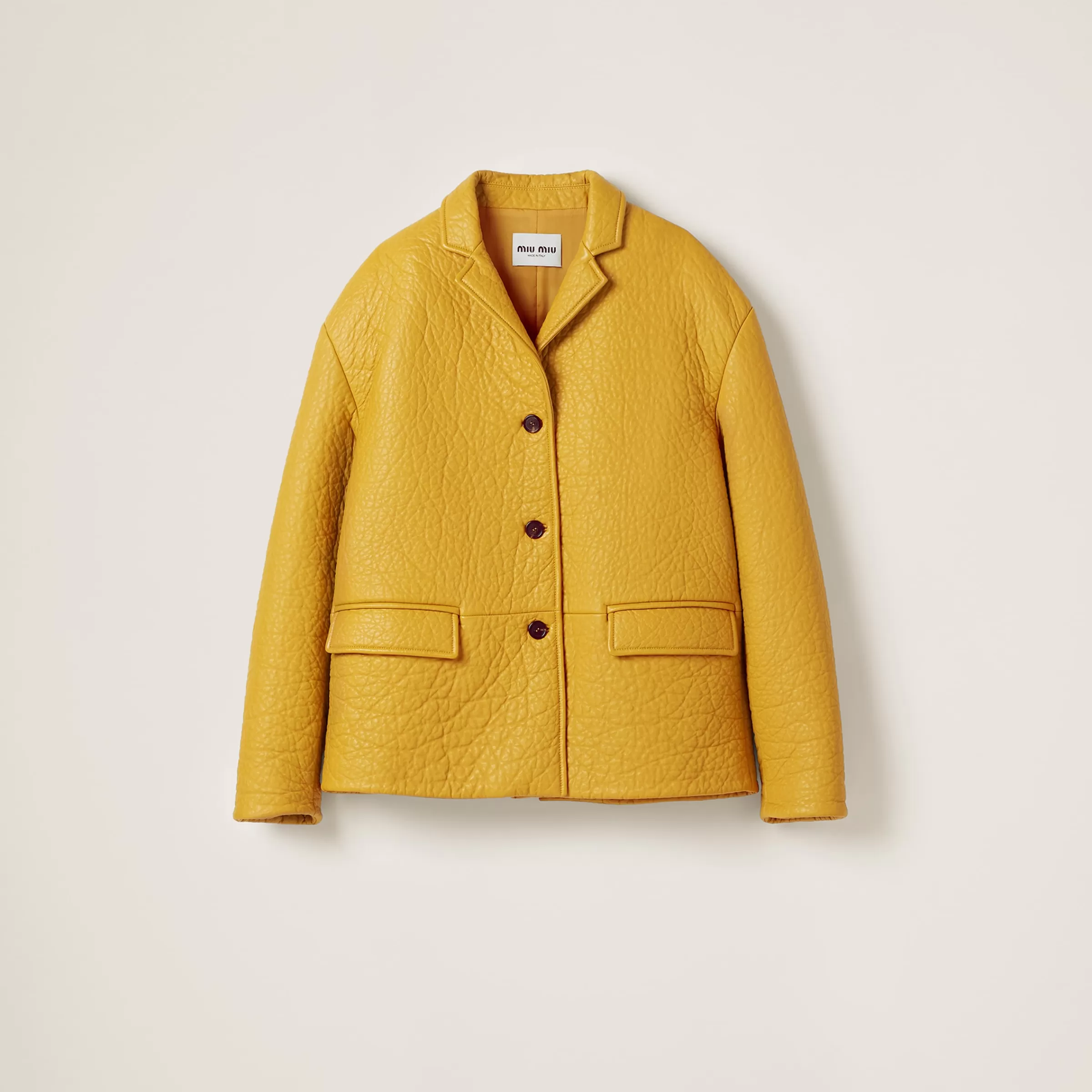 Miu Miu Nappa Leather Jacket |