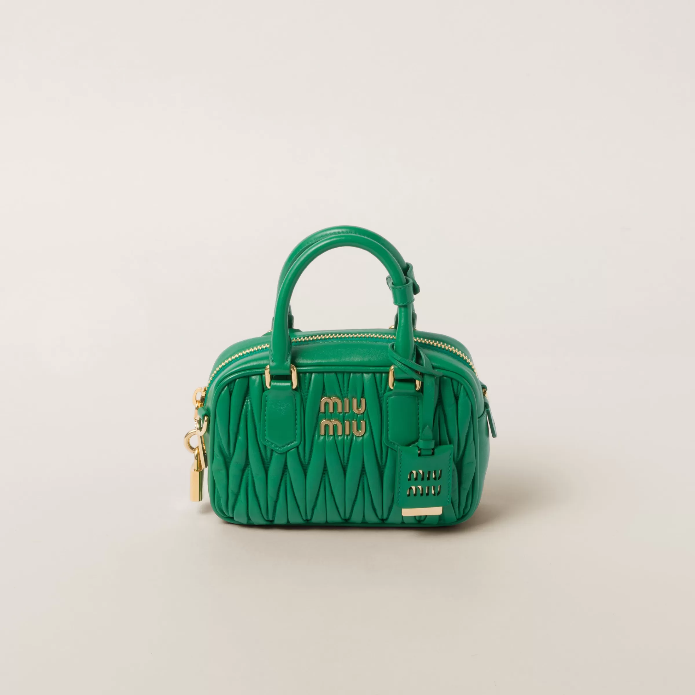 Miu Miu Arcadie Matelassé Nappa Leather Bag |