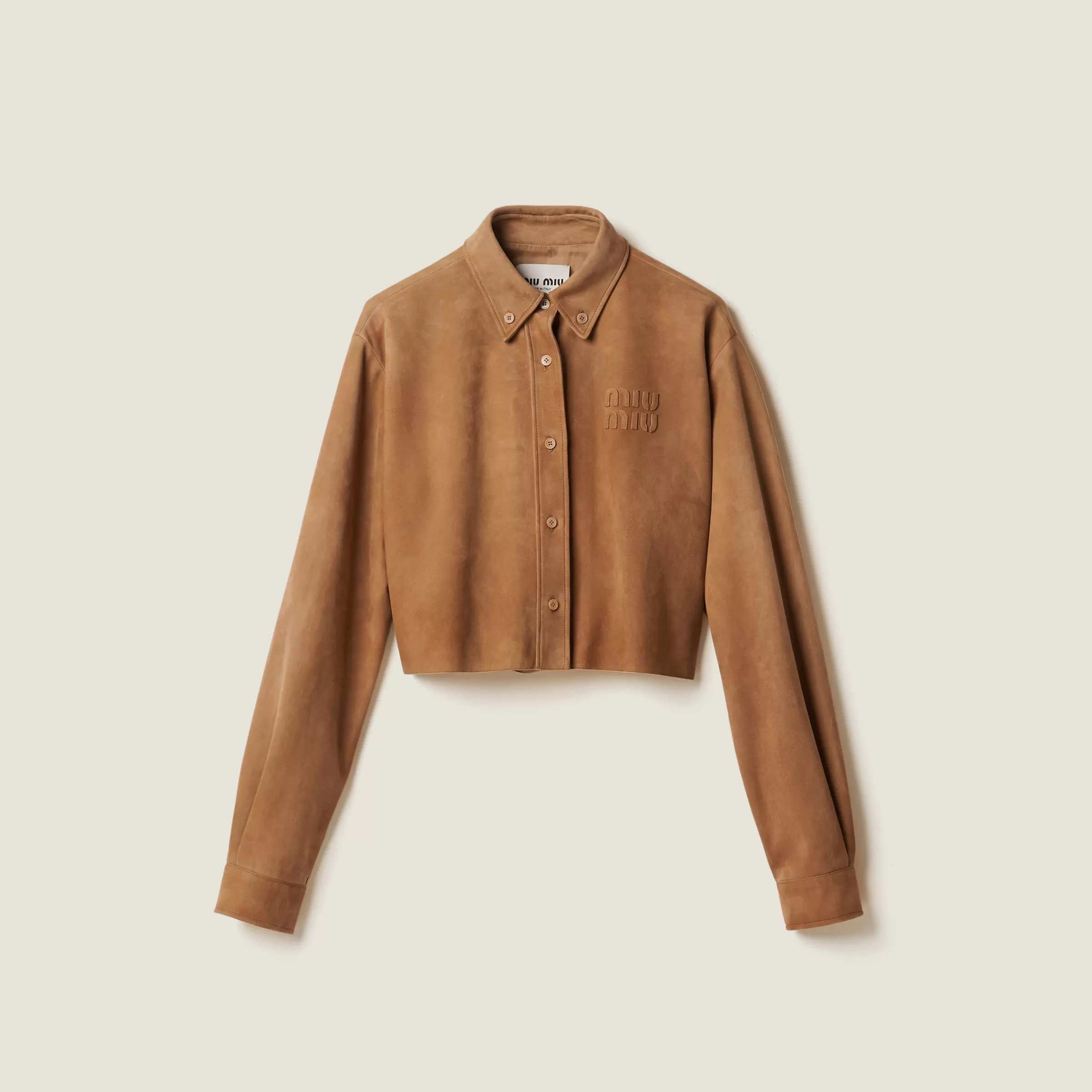Miu Miu Suede Shirt |