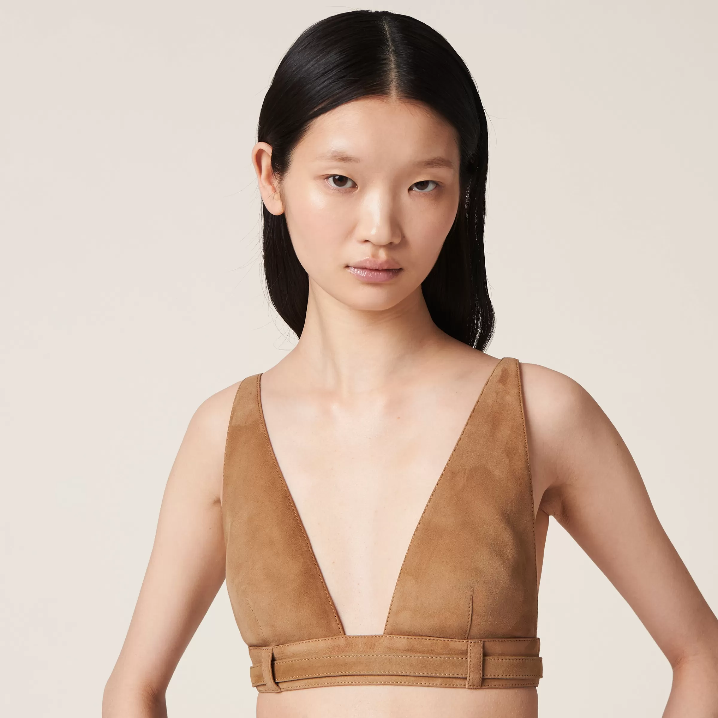 Miu Miu Suede Top |