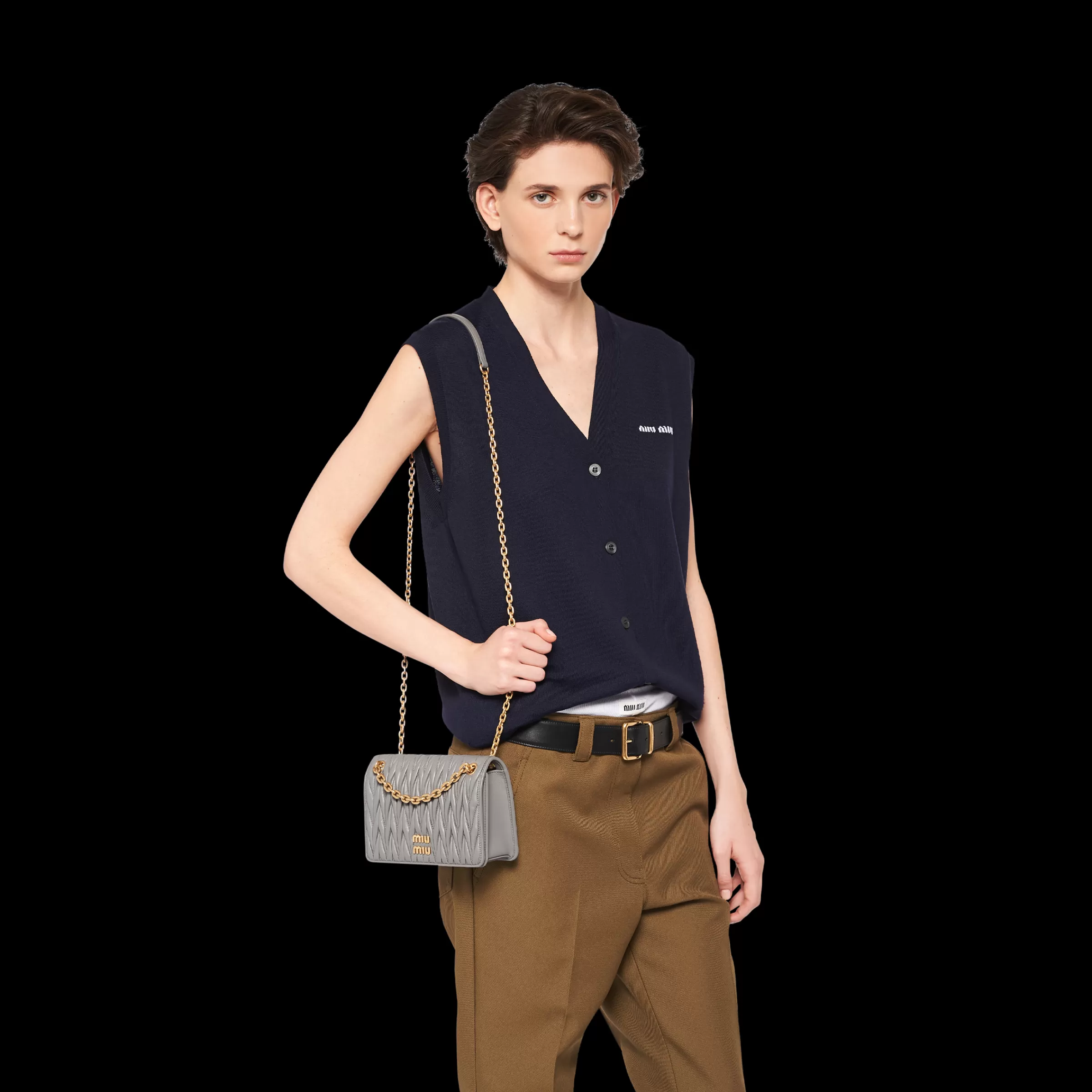 Miu Miu Matelassé Nappa Leather Mini-bag |