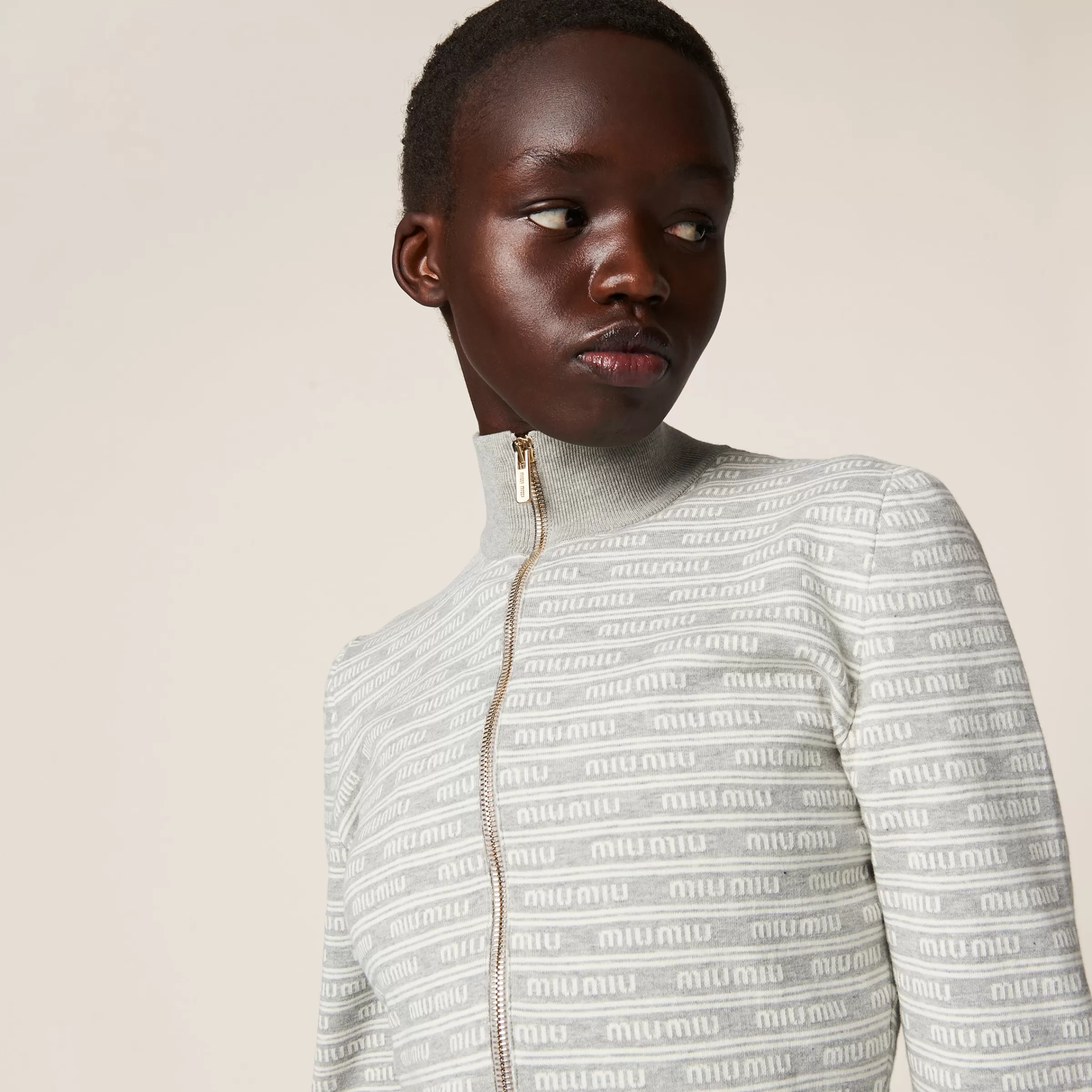Miu Miu Cotton Knit Cardigan |