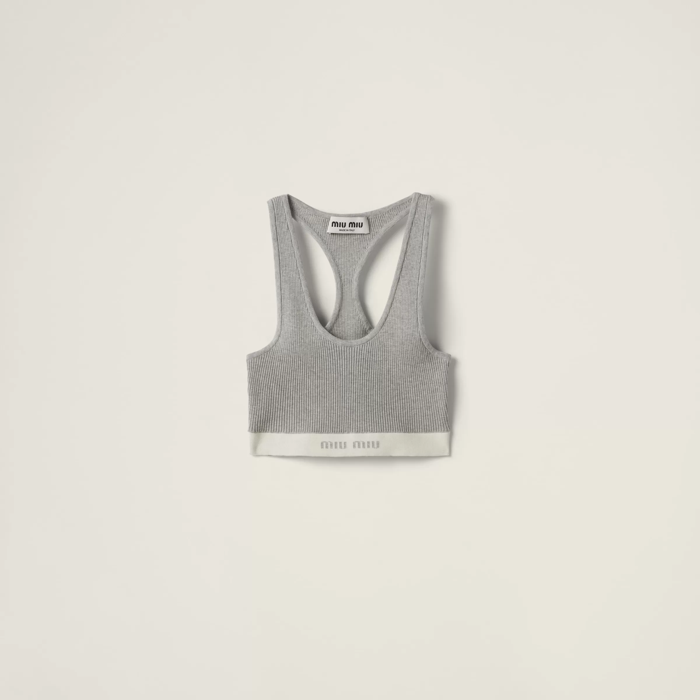 Miu Miu Cotton Knit Top |
