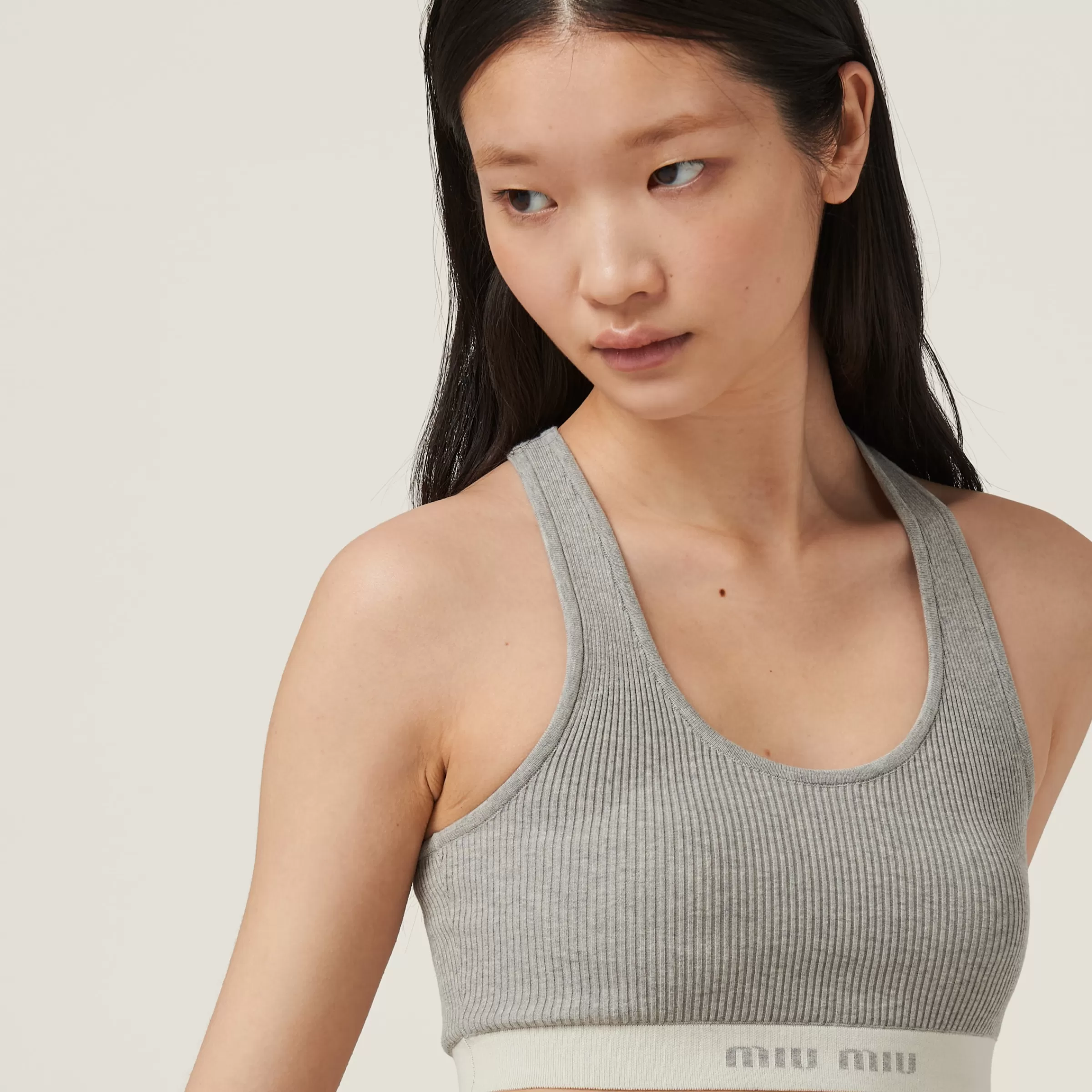 Miu Miu Cotton Knit Top |