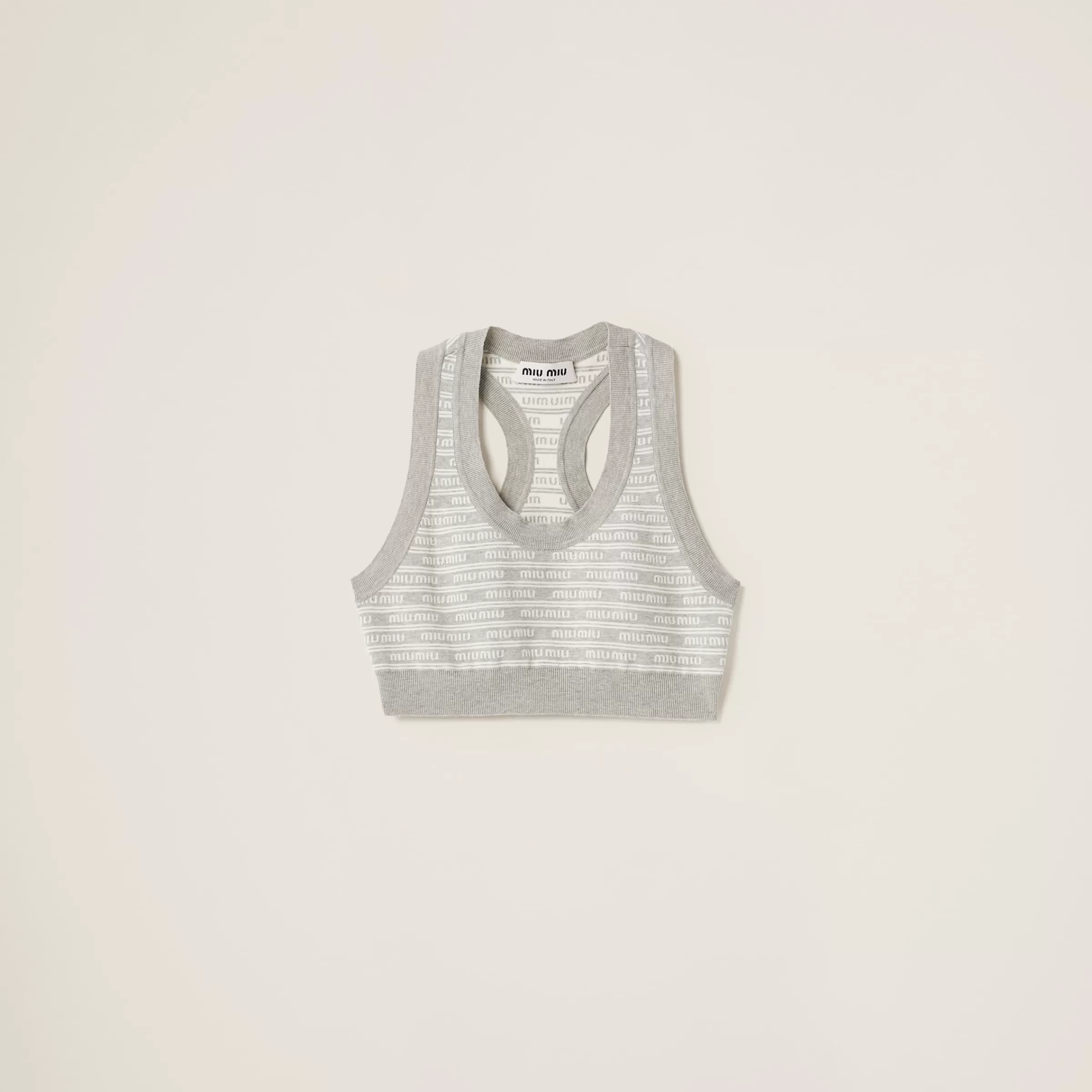 Miu Miu Cotton Knit Top |
