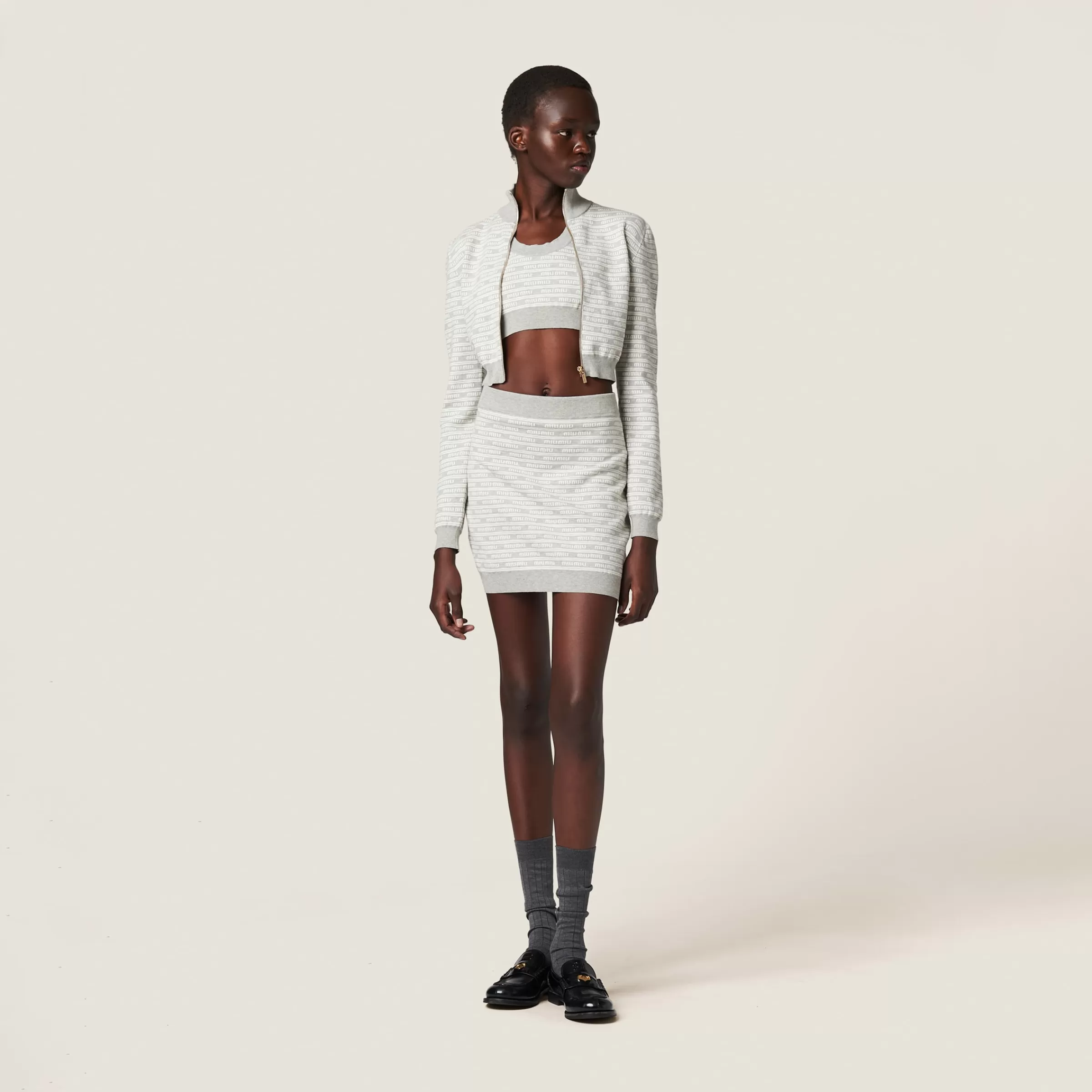 Miu Miu Cotton Knit Top |