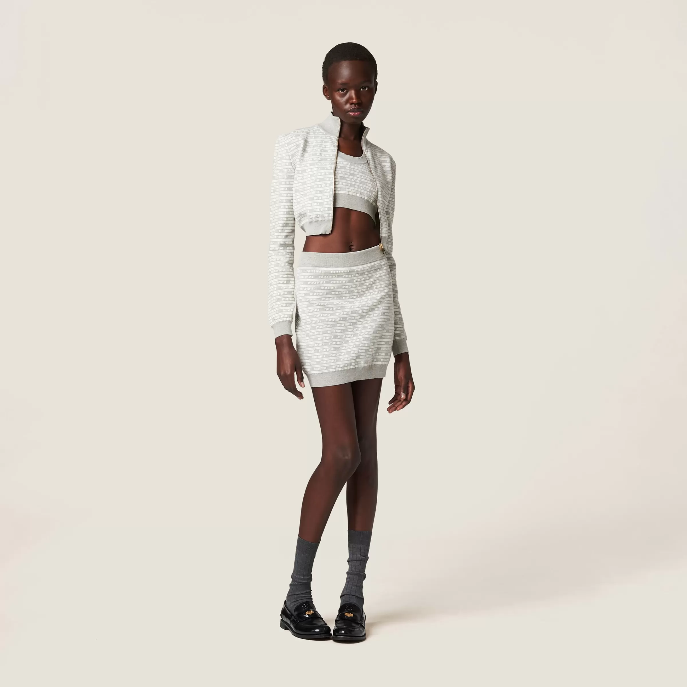 Miu Miu Cotton Miniskirt |