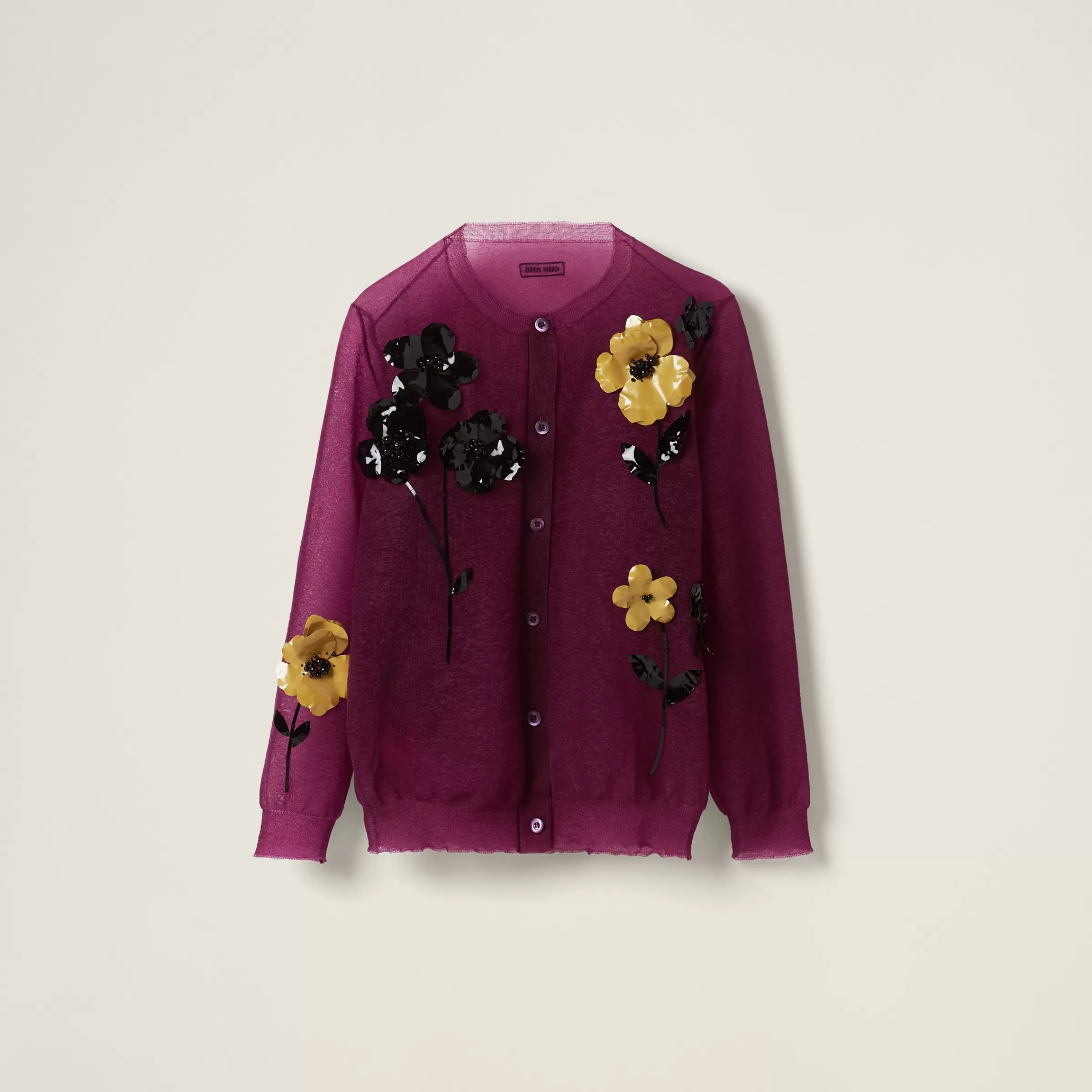 Miu Miu Nylon Cardigan |
