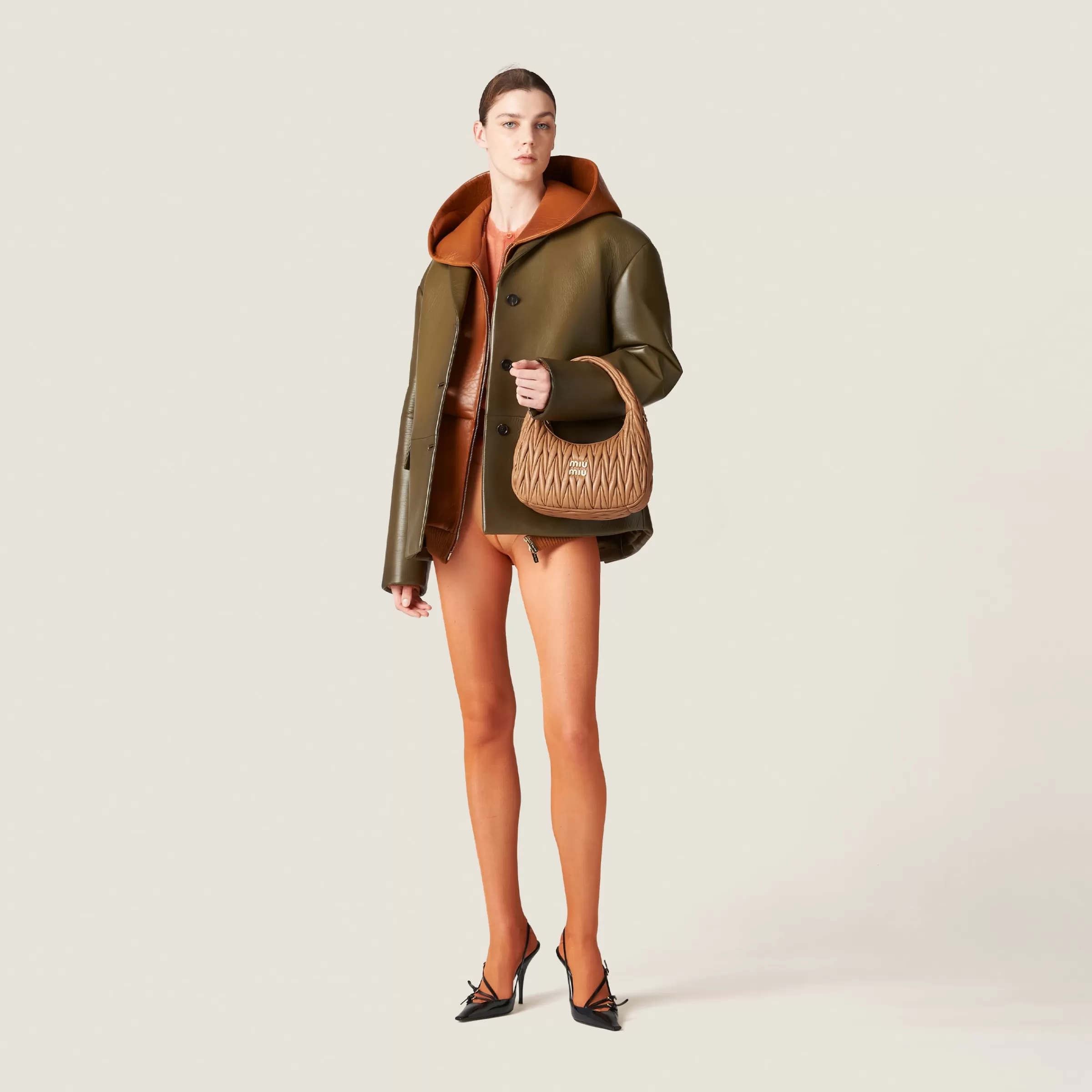 Miu Miu Leather Jacket |