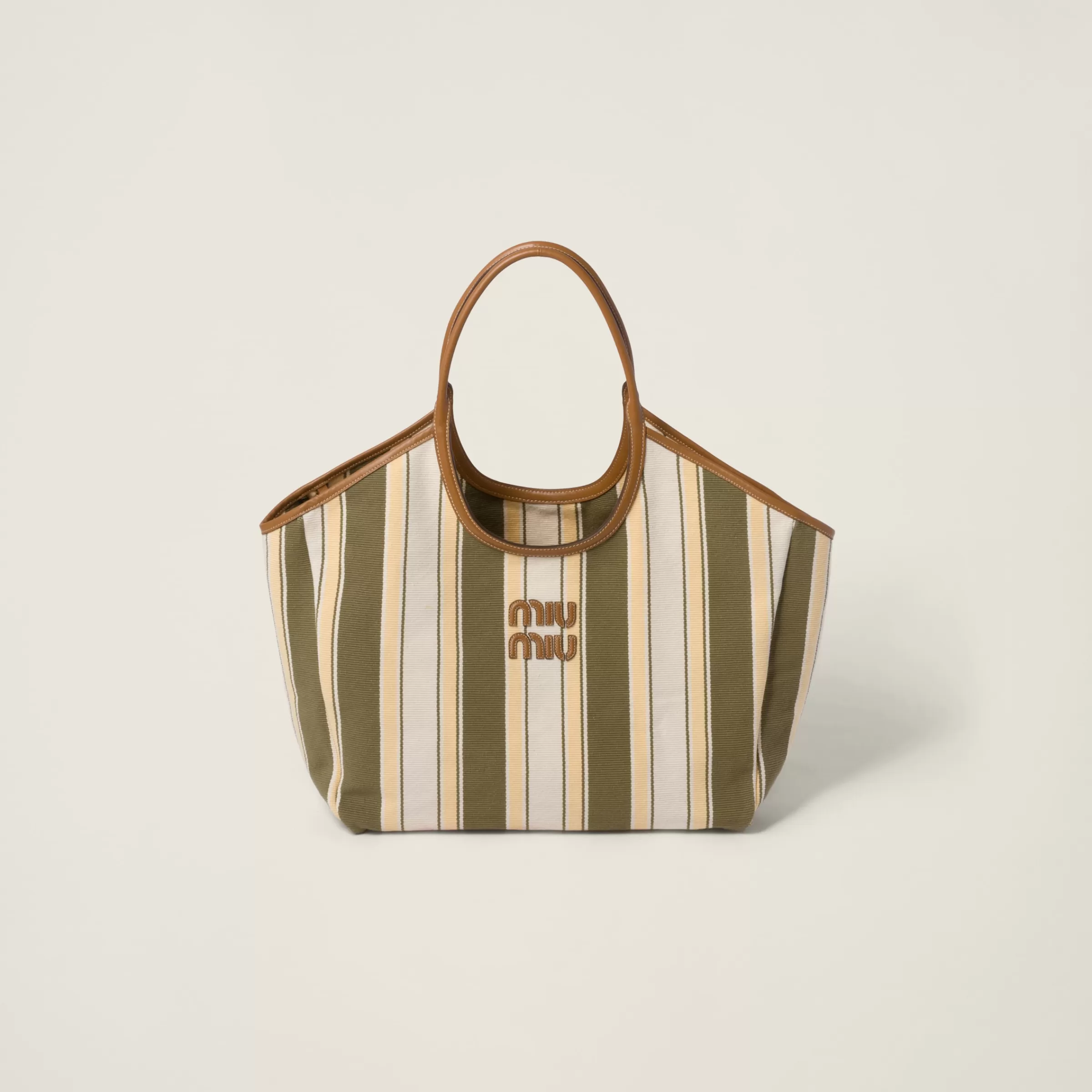 Miu Miu Ivy Canneté Fabric Bag |