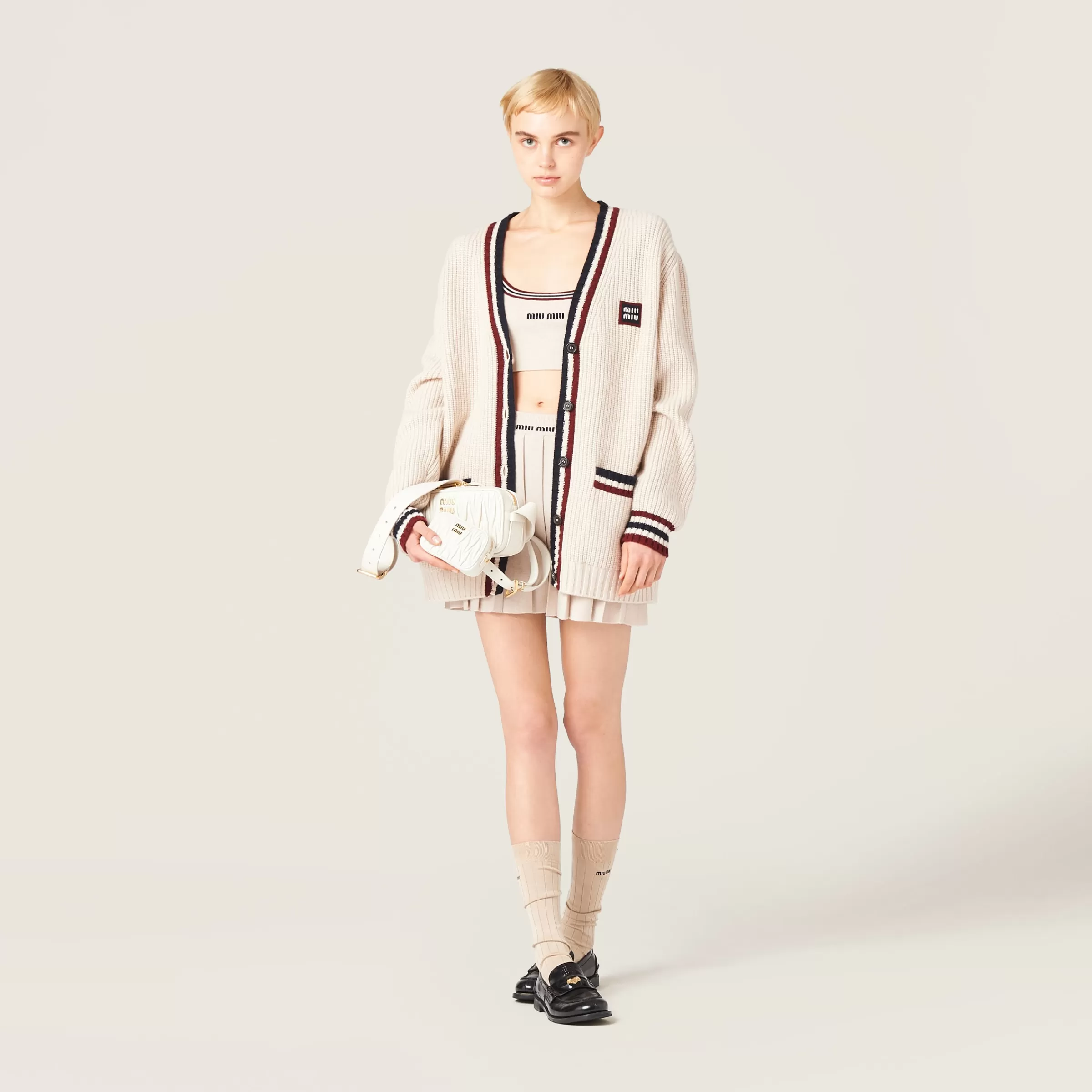 Miu Miu Cashmere Knit Cardigan |