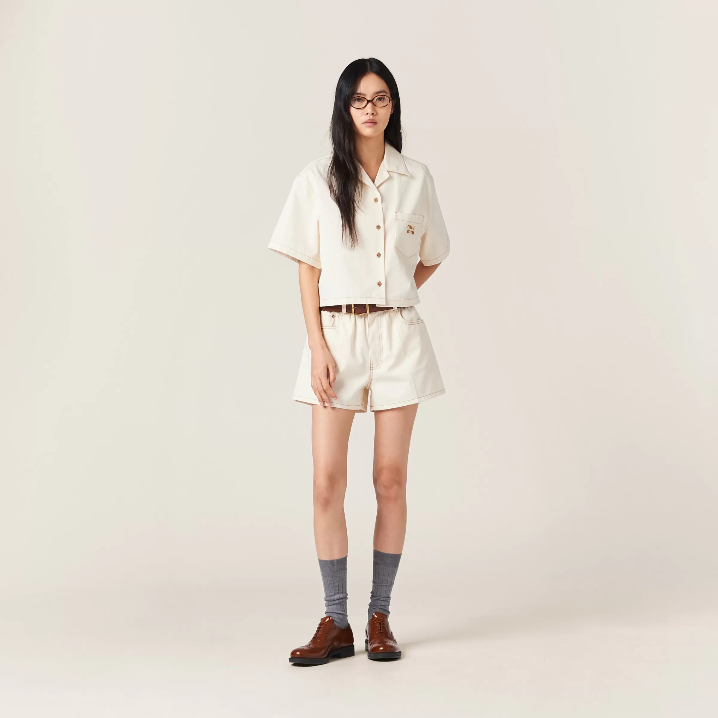 Miu Miu Denim Shorts |