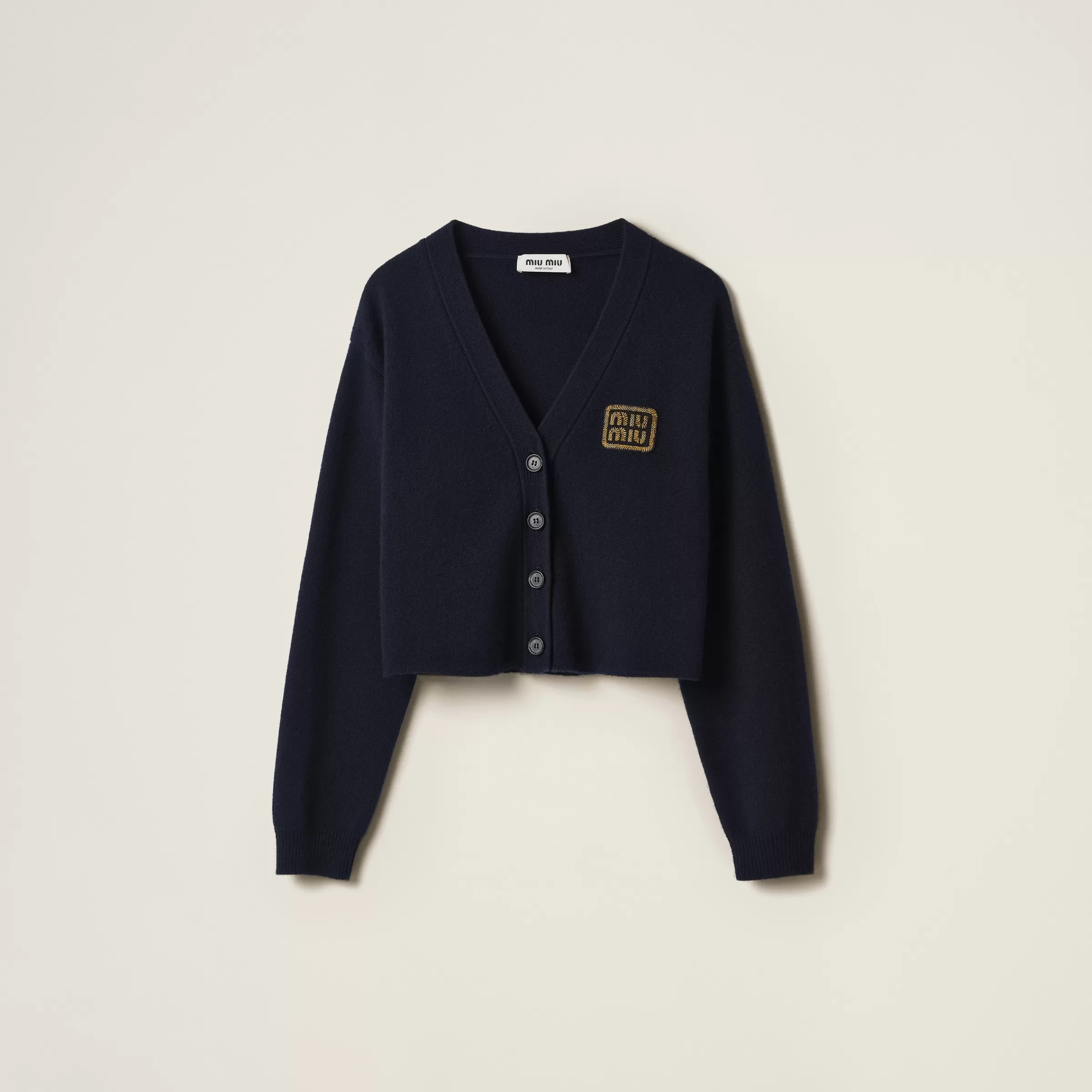 Miu Miu Cashmere Knit Cardigan |