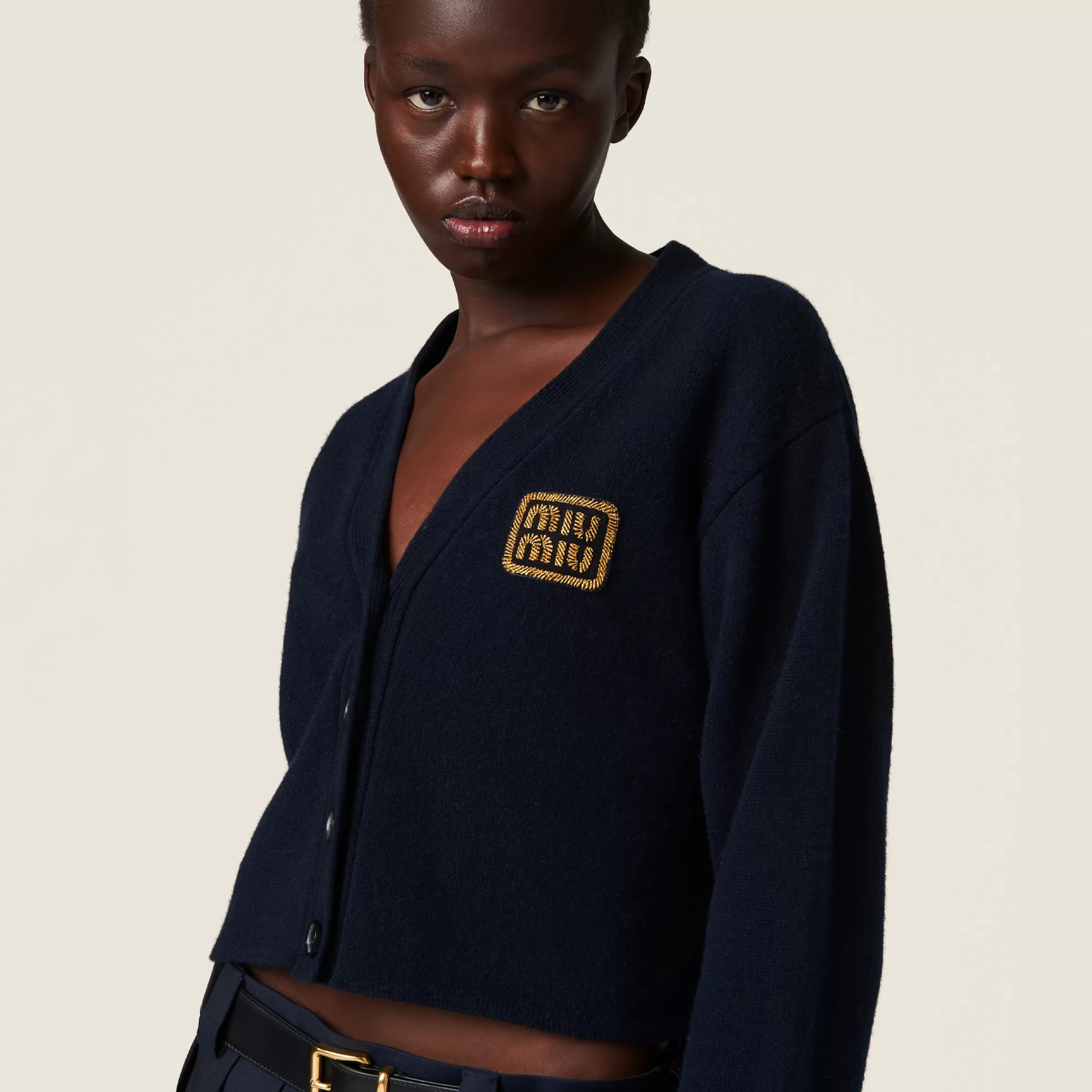 Miu Miu Cashmere Knit Cardigan |