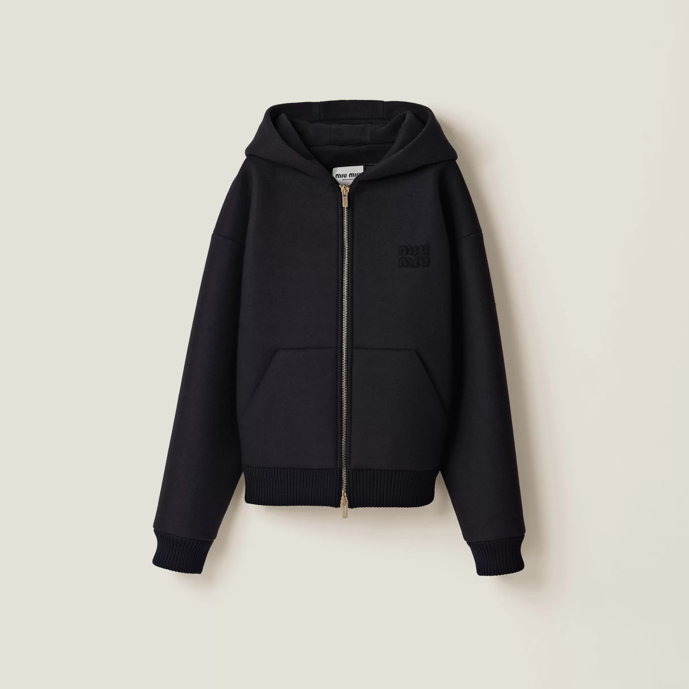Miu Miu Cloth Hoodie Jacket |
