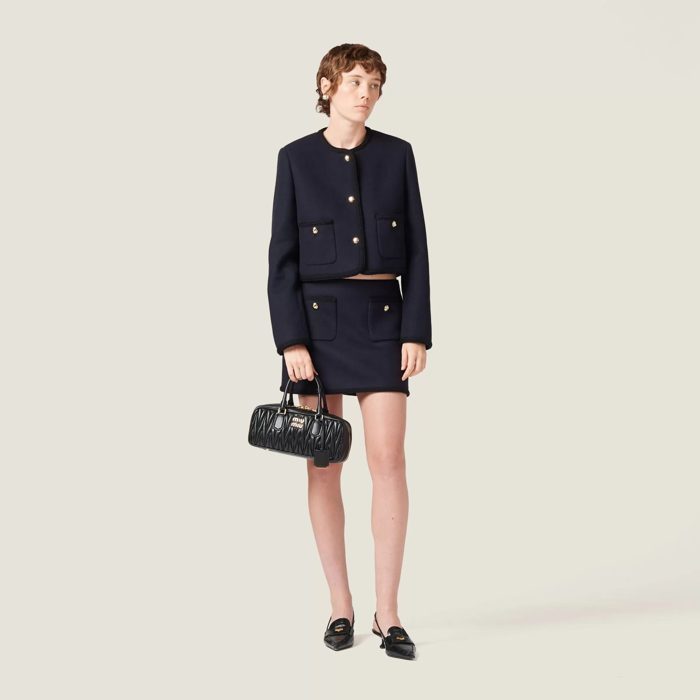 Miu Miu Cloth Miniskirt |