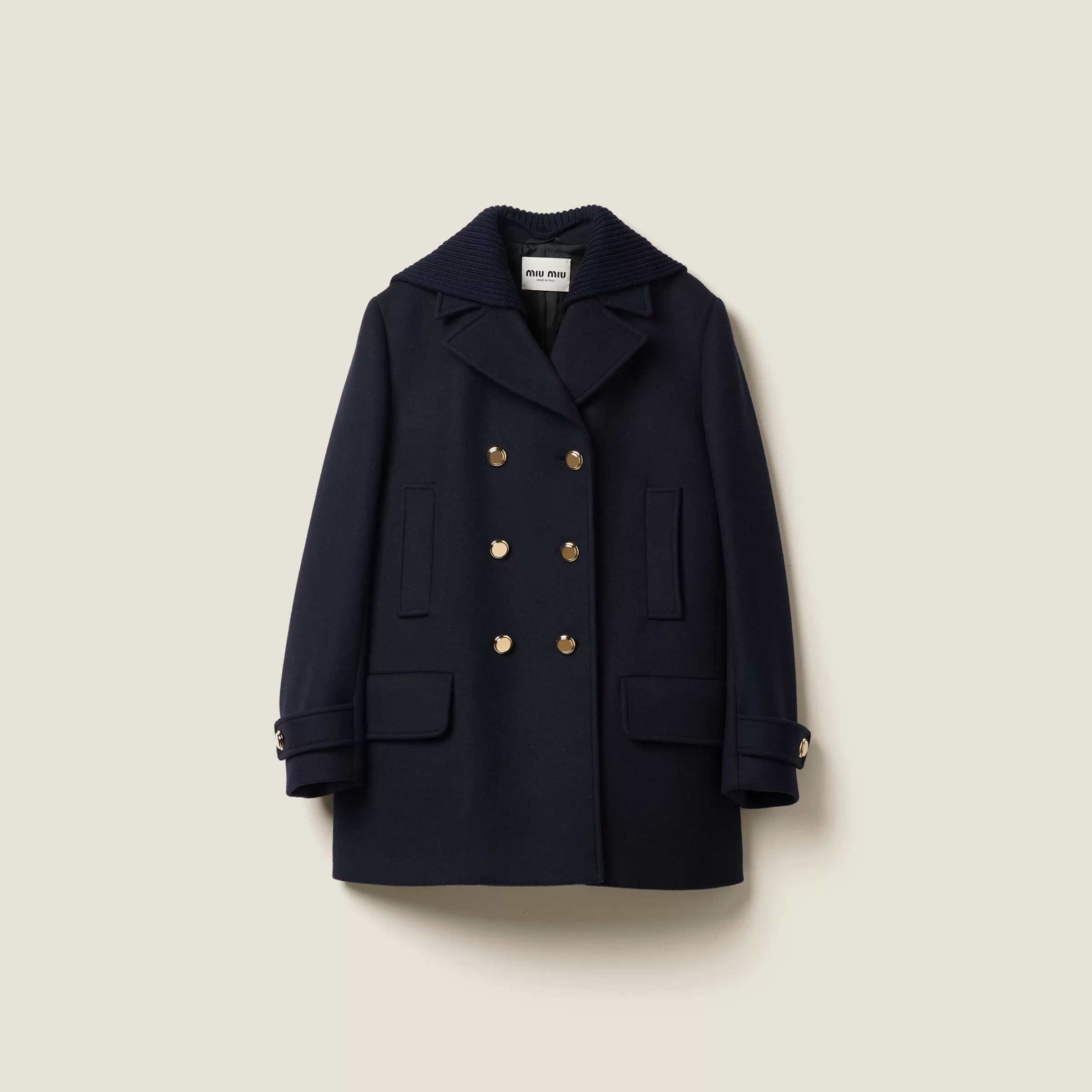 Miu Miu Cloth Peacoat |