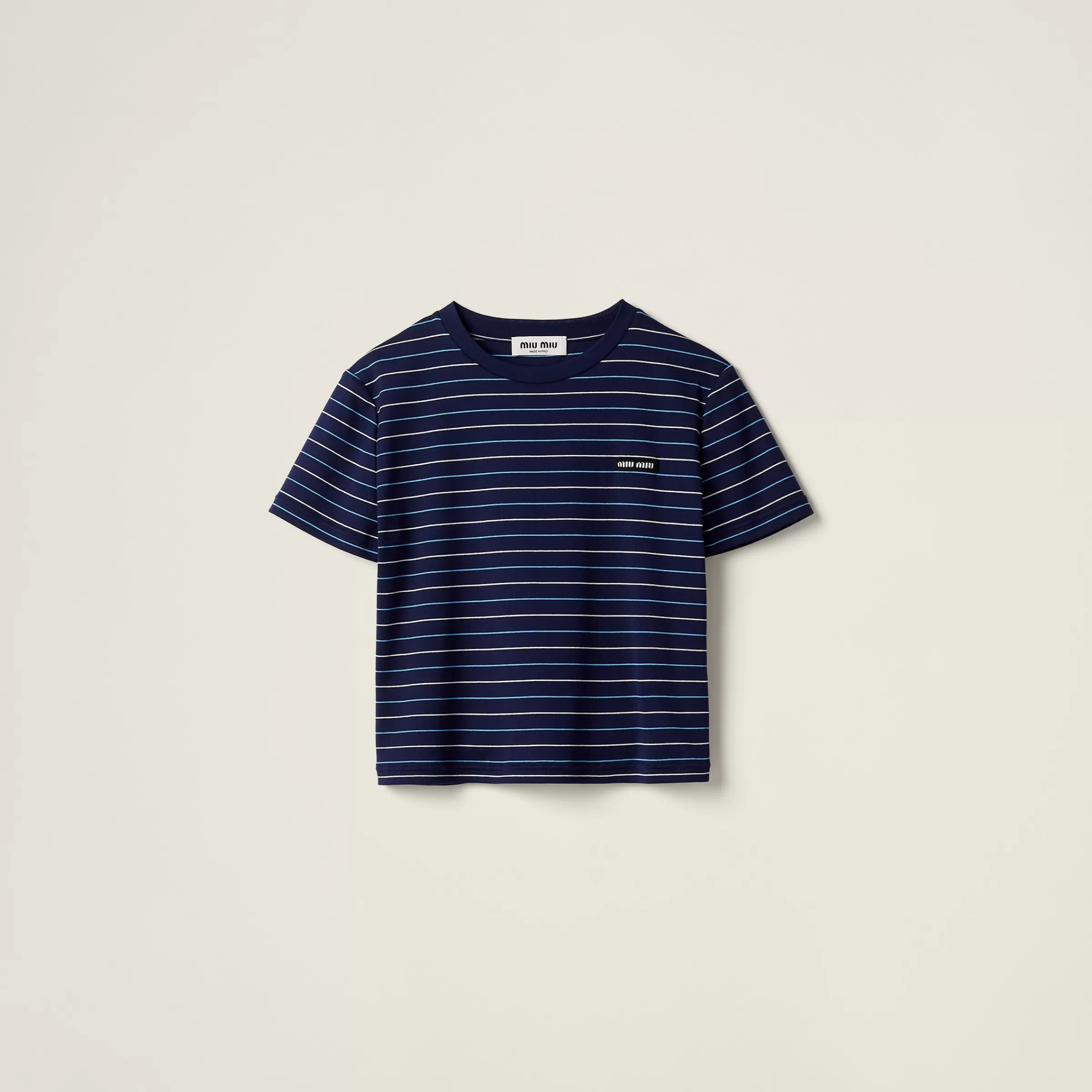 Miu Miu Cotton Jersey T-shirt |