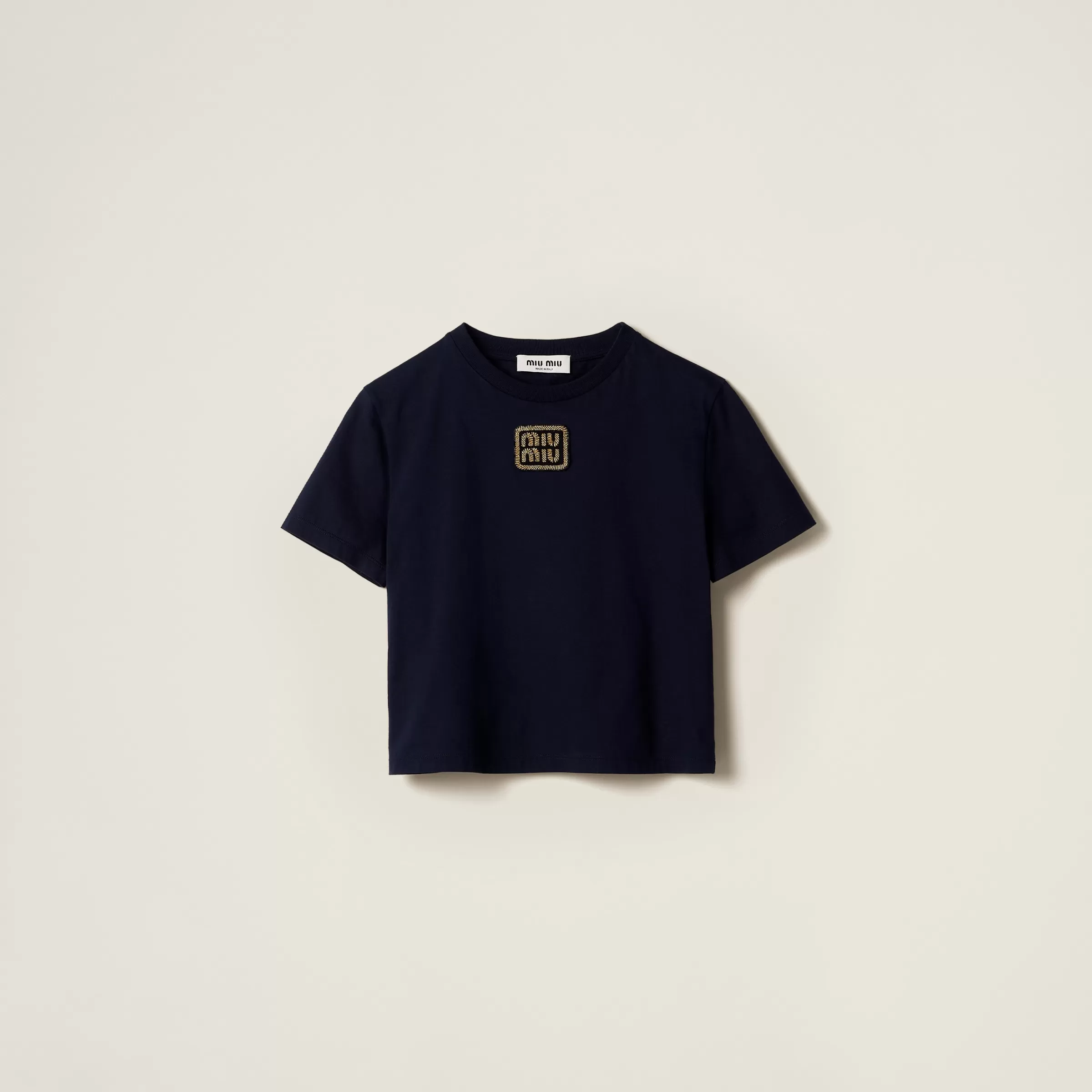 Miu Miu Cotton Jersey T-shirt |