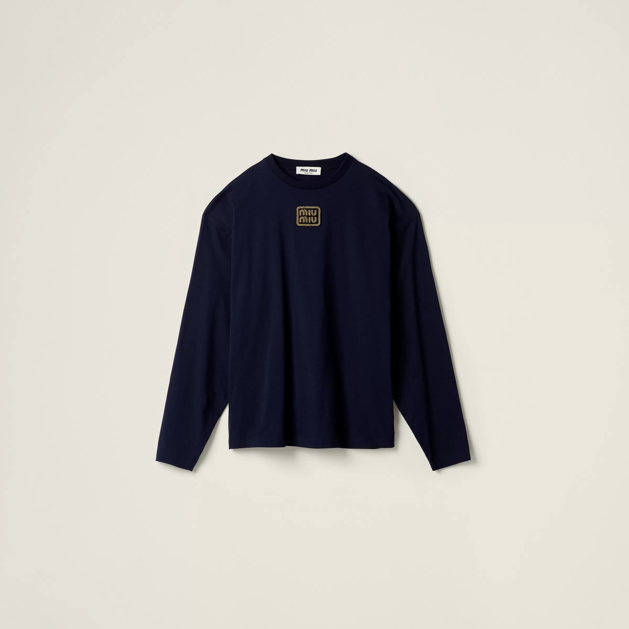 Miu Miu Cotton Jersey T-shirt |