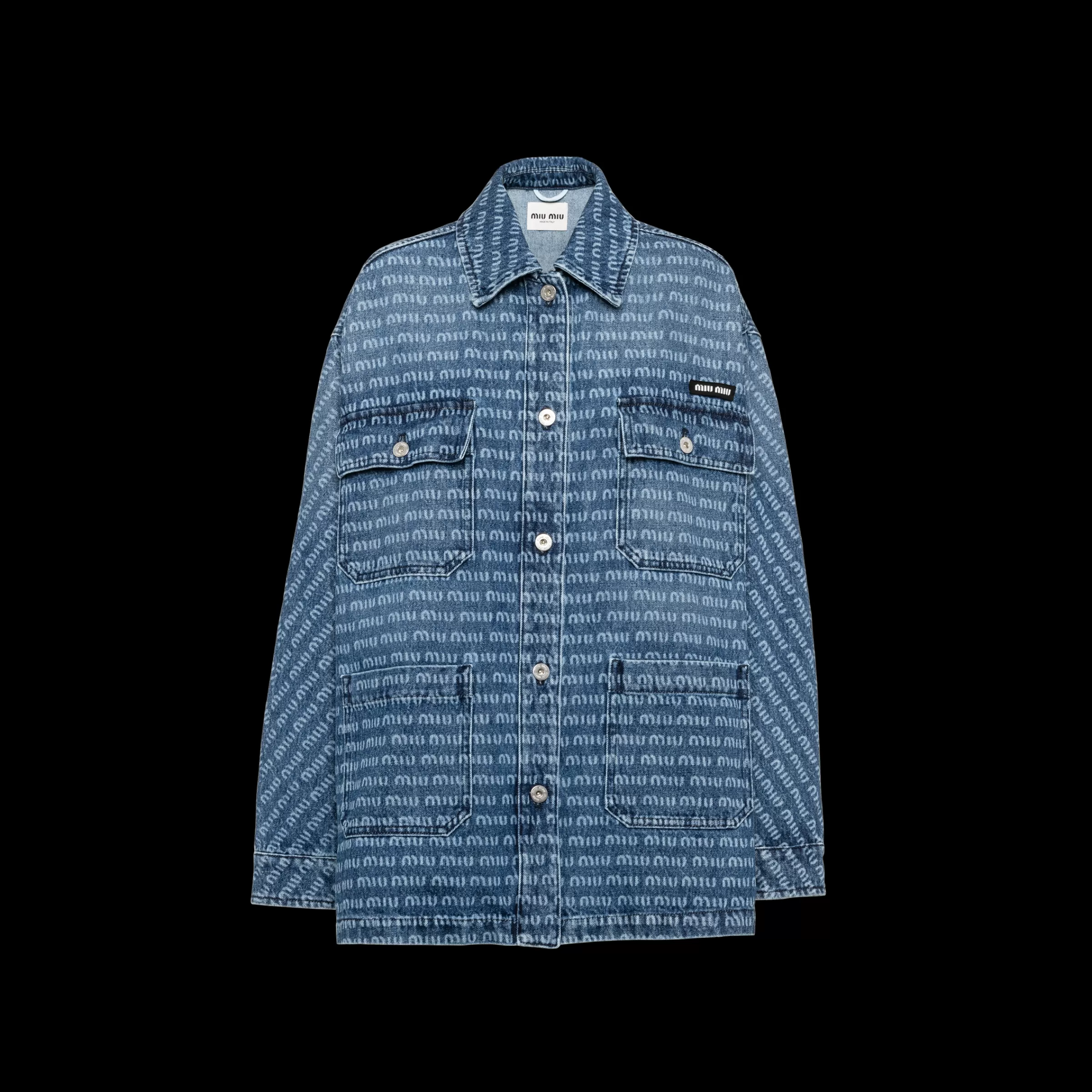 Miu Miu Denim Blouson Jacket |